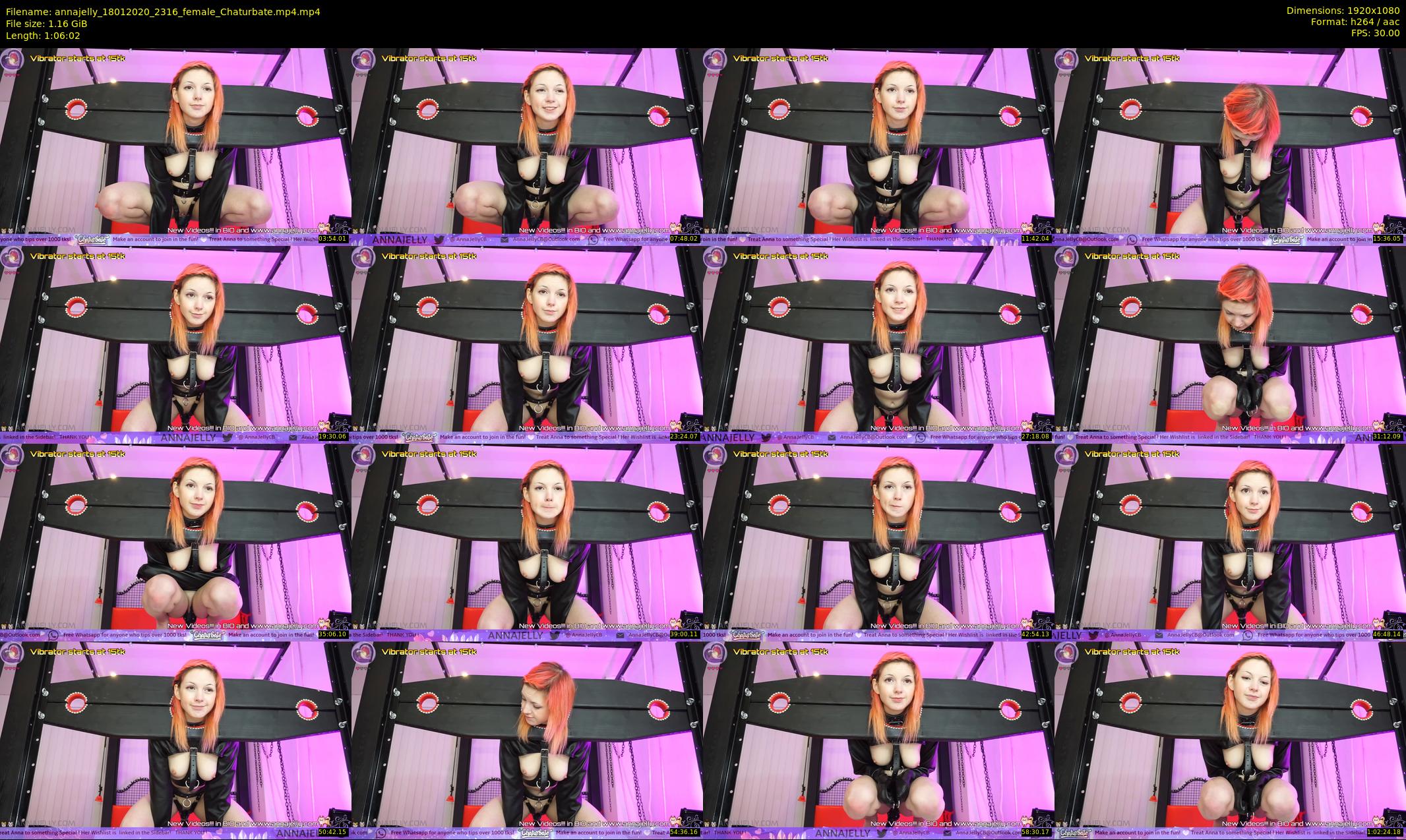 annajelly — 67 minute Chaturbate couple cam show recording, 1080p, Jan 18, 2020