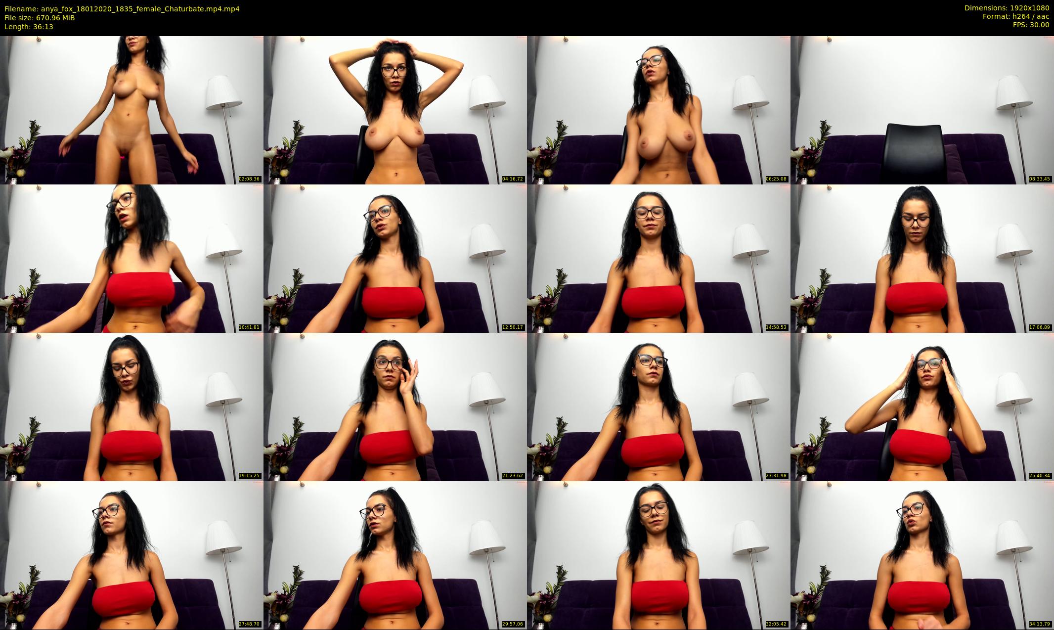 anya_fox — 37 minute Chaturbate female cam show recording, 1080p, Jan 18, 2020
