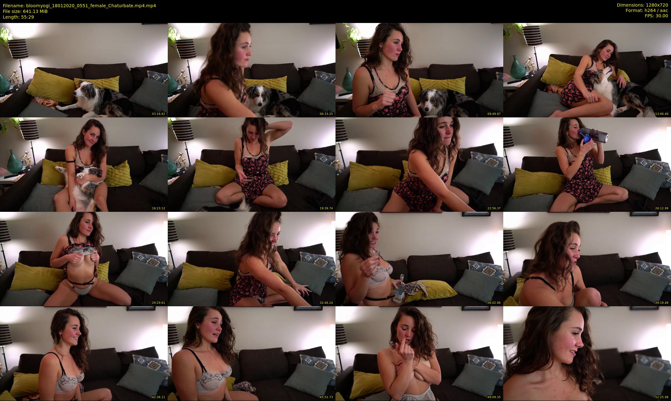 bloomyogi — 56 minute Chaturbate female cam show recording, 720p, Jan 18, 2020