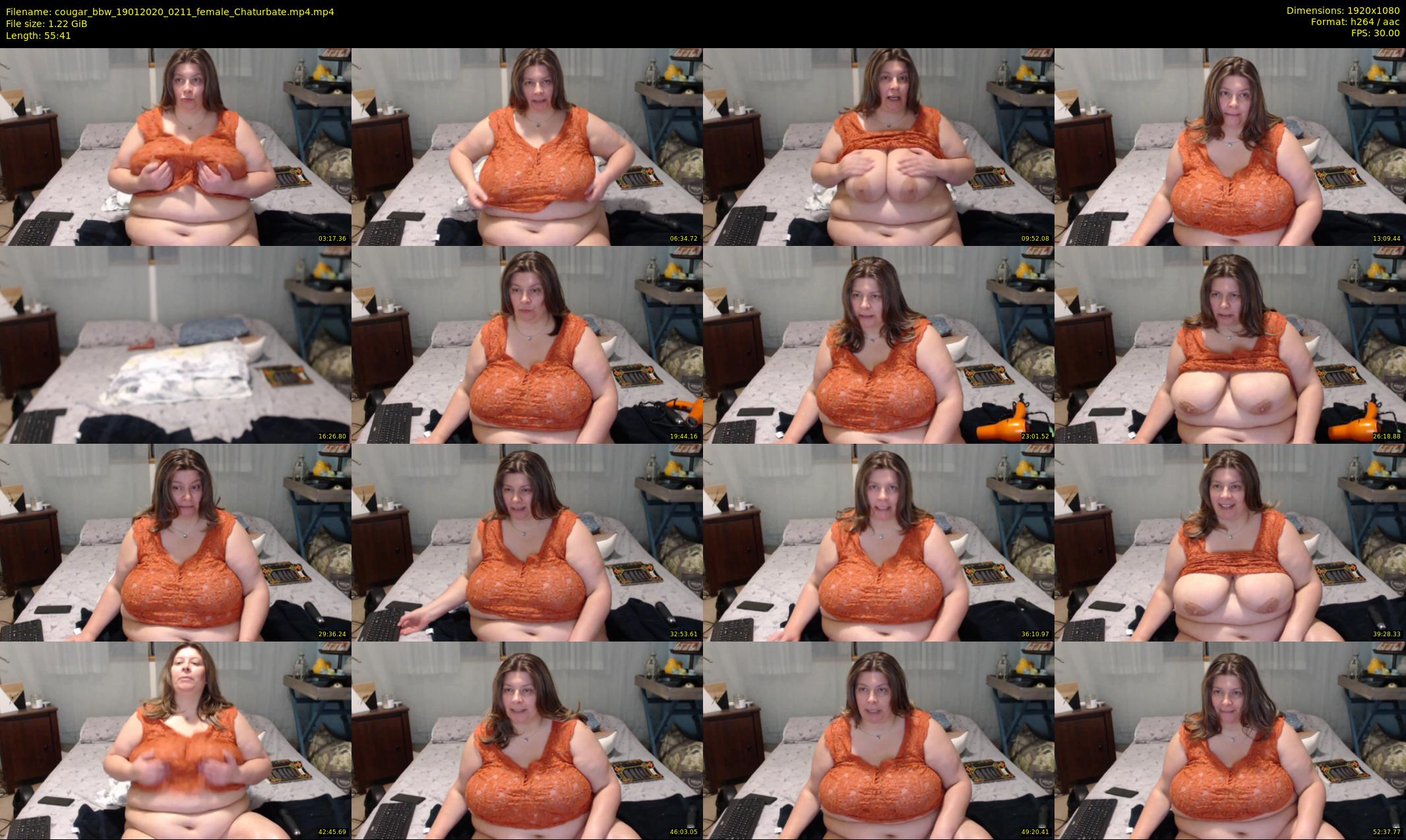 cougar_bbw — 56 minute Chaturbate female cam show recording, 1080p, Jan 19, 2020