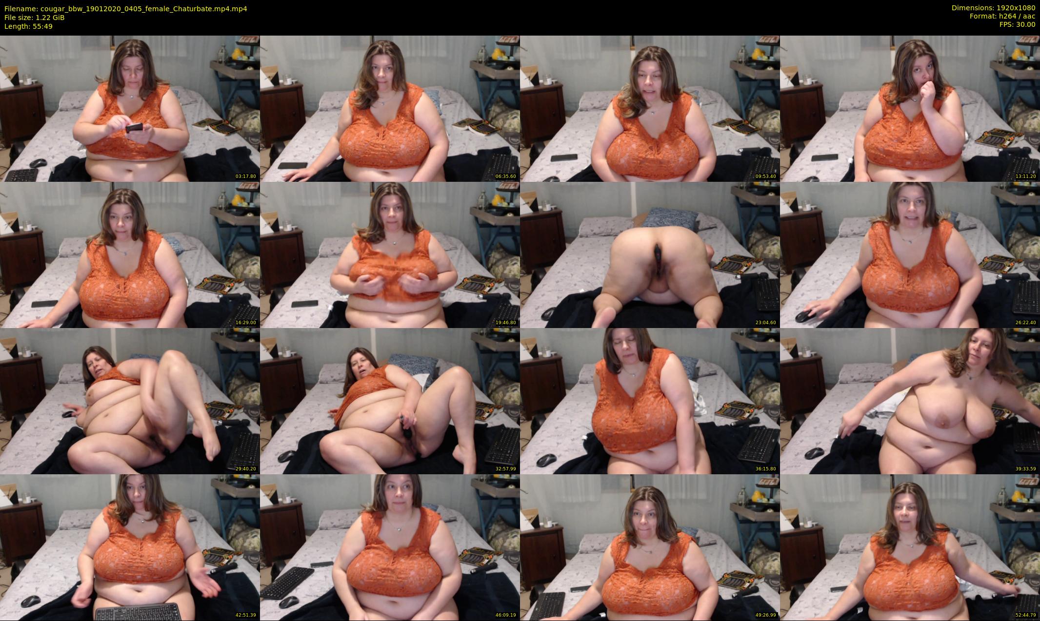 cougar_bbw — 56 minute Chaturbate female cam show recording, 1080p, Jan 19, 2020