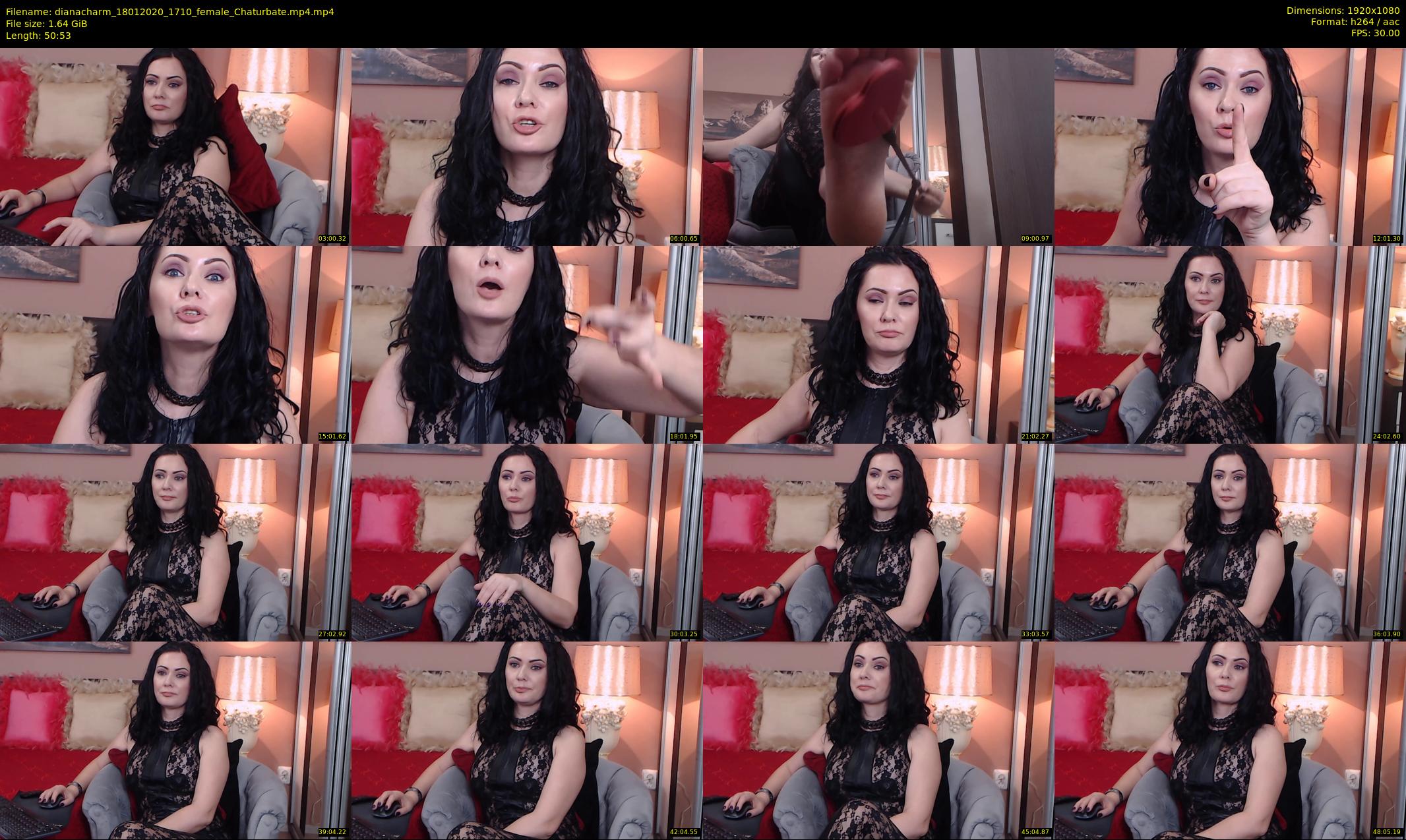 dianacharm — 51 minute Chaturbate female cam show recording, 1080p, Jan 18, 2020