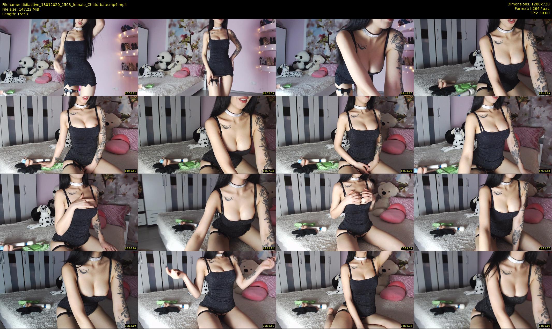 didiactive — 16 minute Chaturbate female cam show recording, 720p, Jan 18, 2020