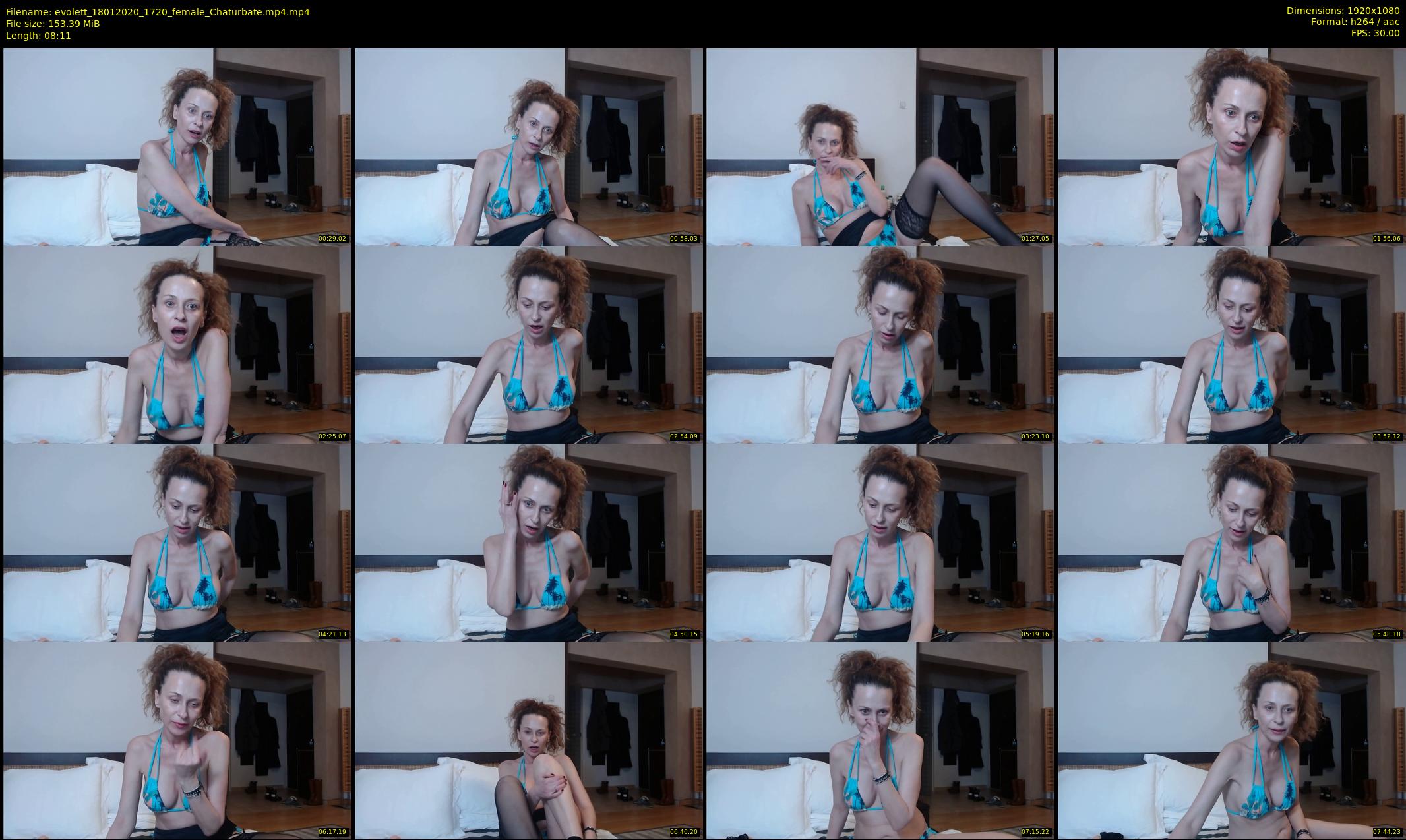 evolett — 9 minute Chaturbate female cam show recording, 1080p, Jan 18, 2020