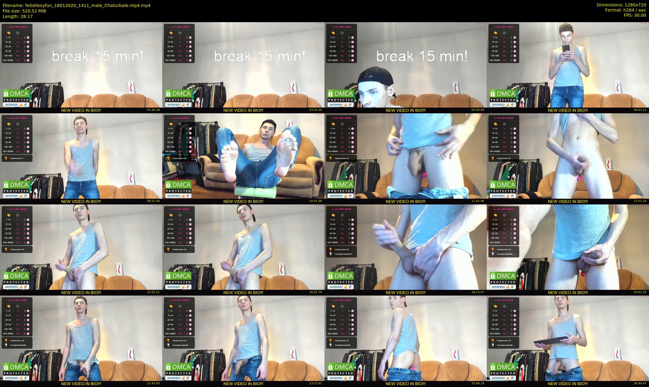 fetishboyfun — 29 minute Chaturbate male cam show recording, 720p, Jan 18, 2020