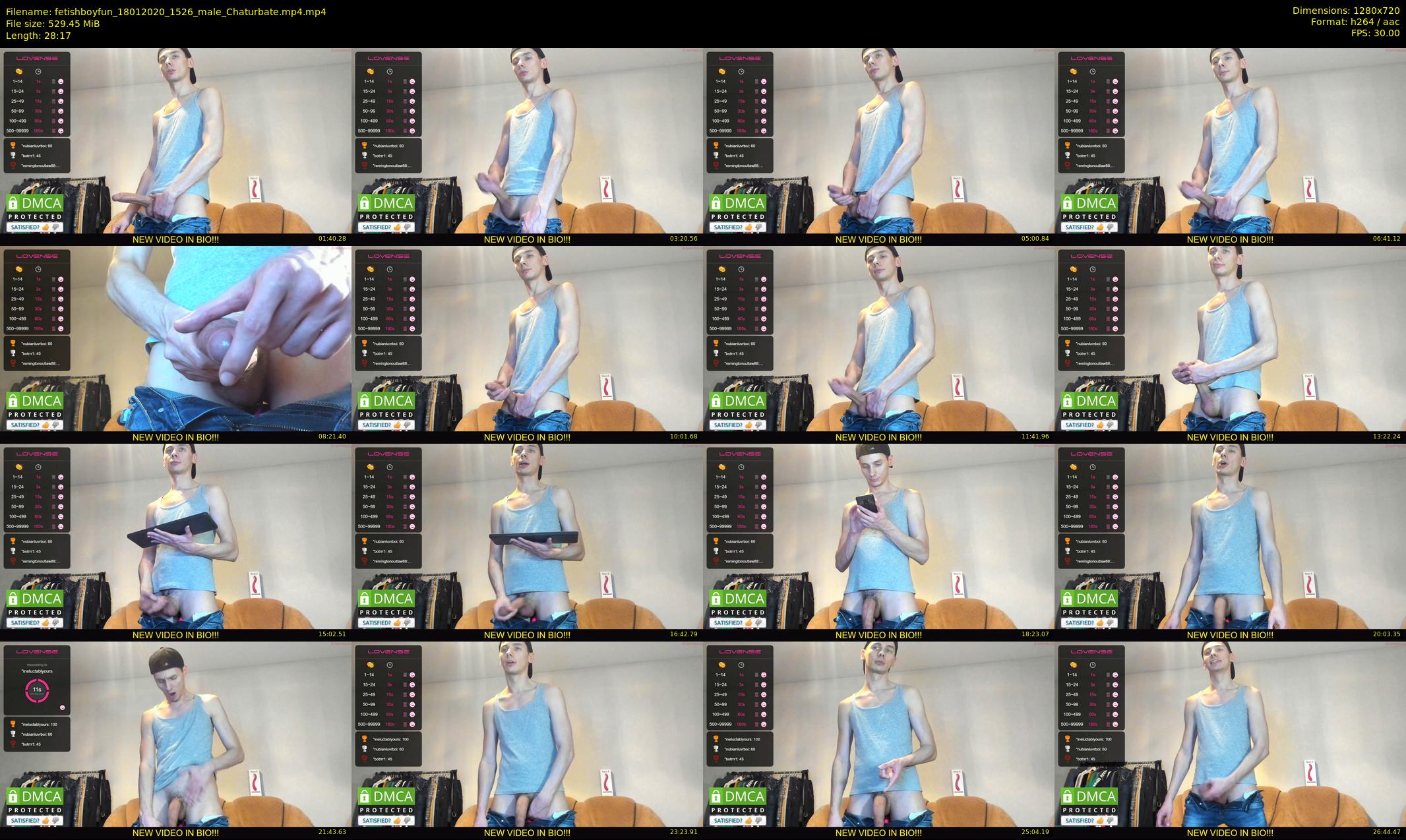 fetishboyfun — 29 minute Chaturbate male cam show recording, 720p, Jan 18, 2020