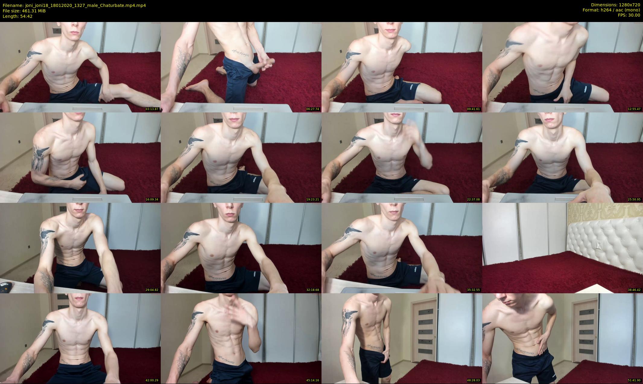 joni_joni18 — 55 minute Chaturbate male cam show recording, 720p, Jan 18, 2020