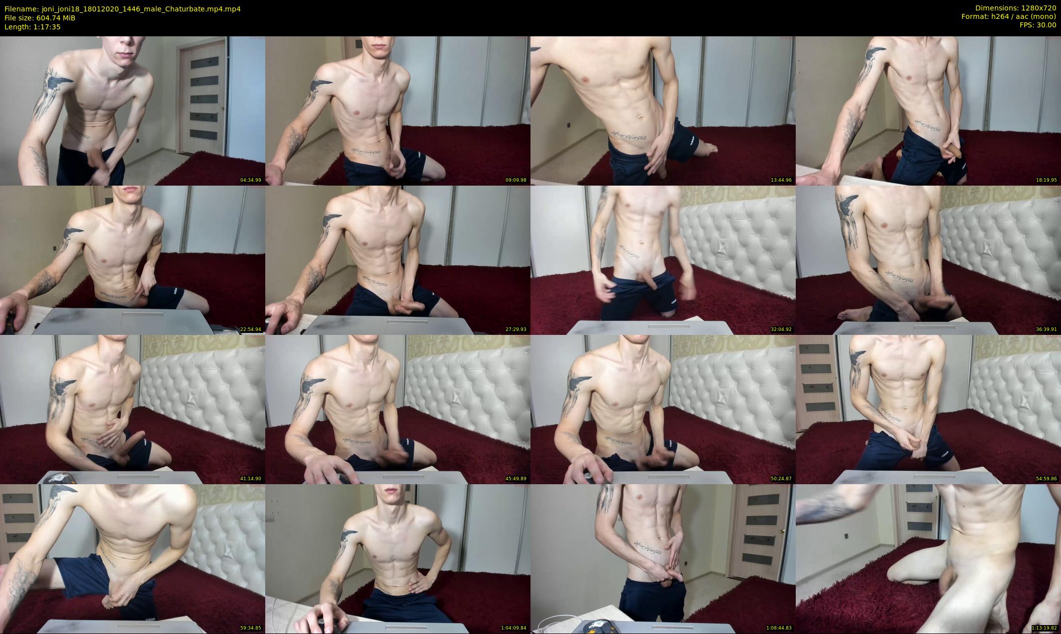 joni_joni18 — 78 minute Chaturbate male cam show recording, 720p, Jan 18, 2020