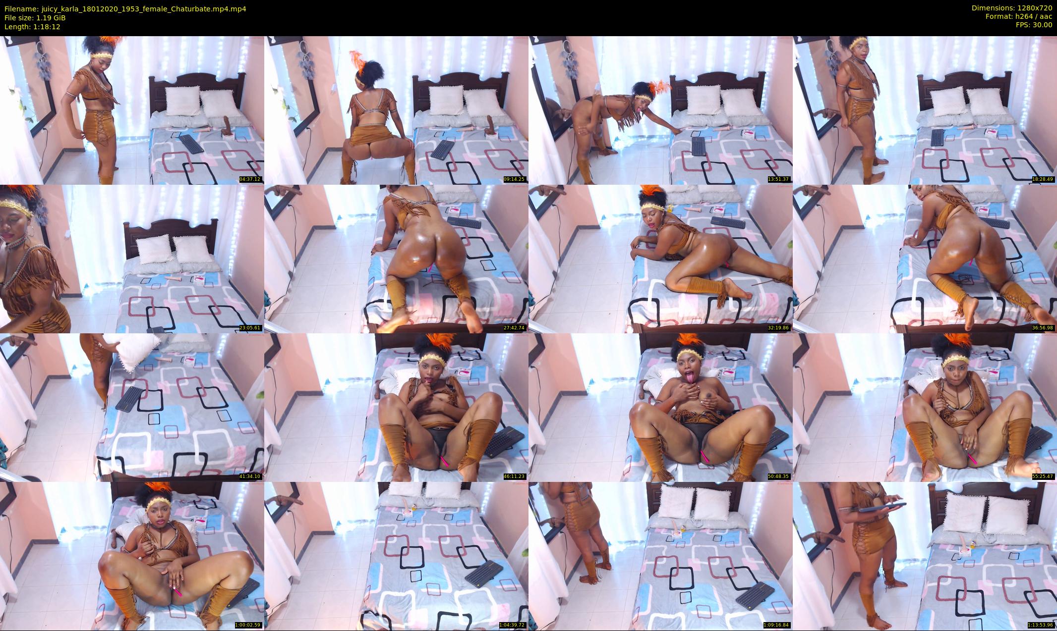 juicy_karla — 79 minute Chaturbate female cam show recording, 720p, Jan 18, 2020