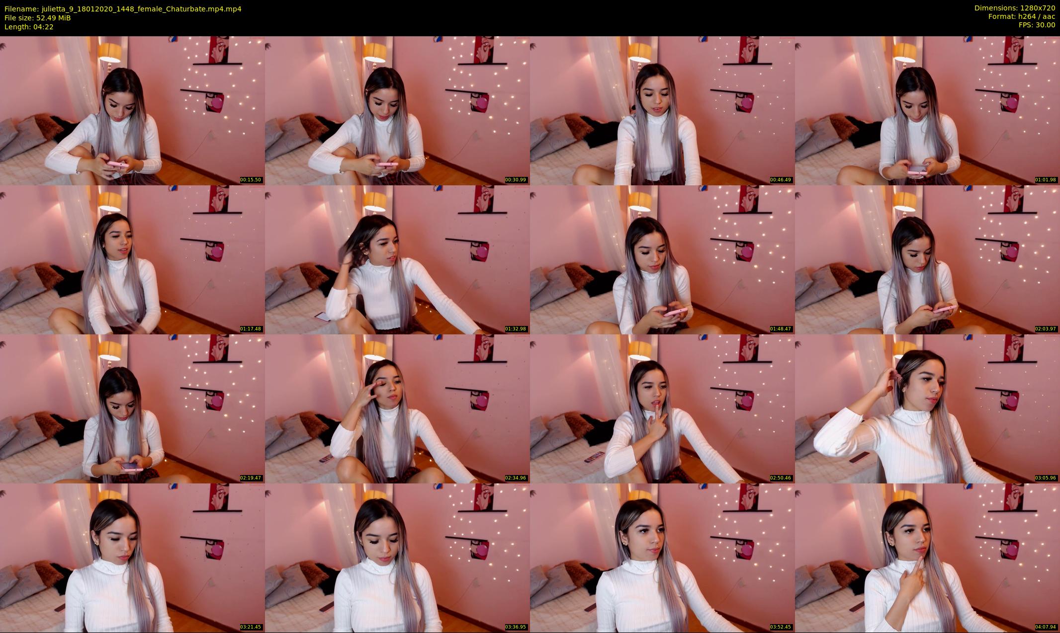 julietta_9 — 5 minute Chaturbate female cam show recording, 720p, Jan 18, 2020