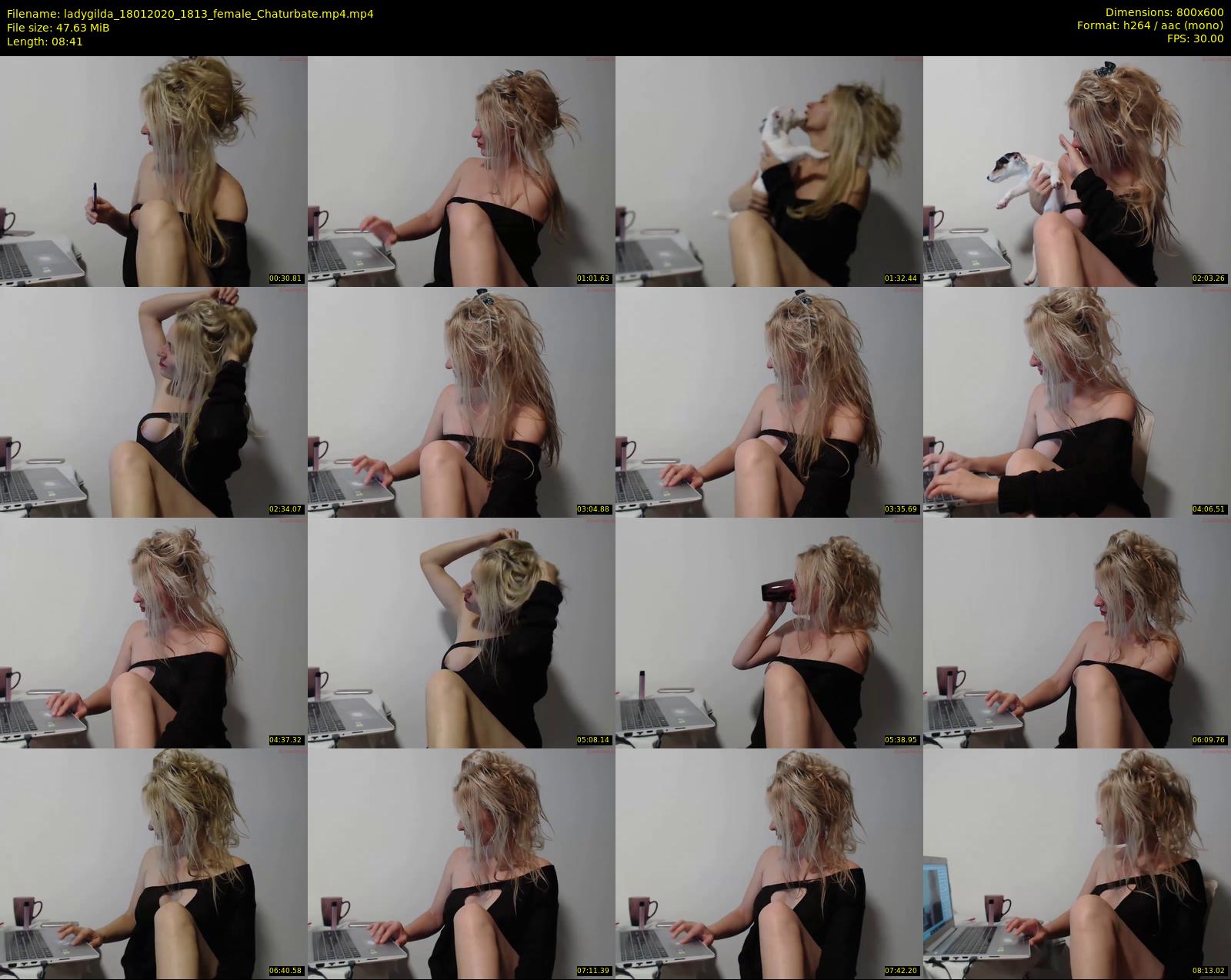 ladygilda — 9 minute Chaturbate female cam show recording, 480p, Jan 18, 2020