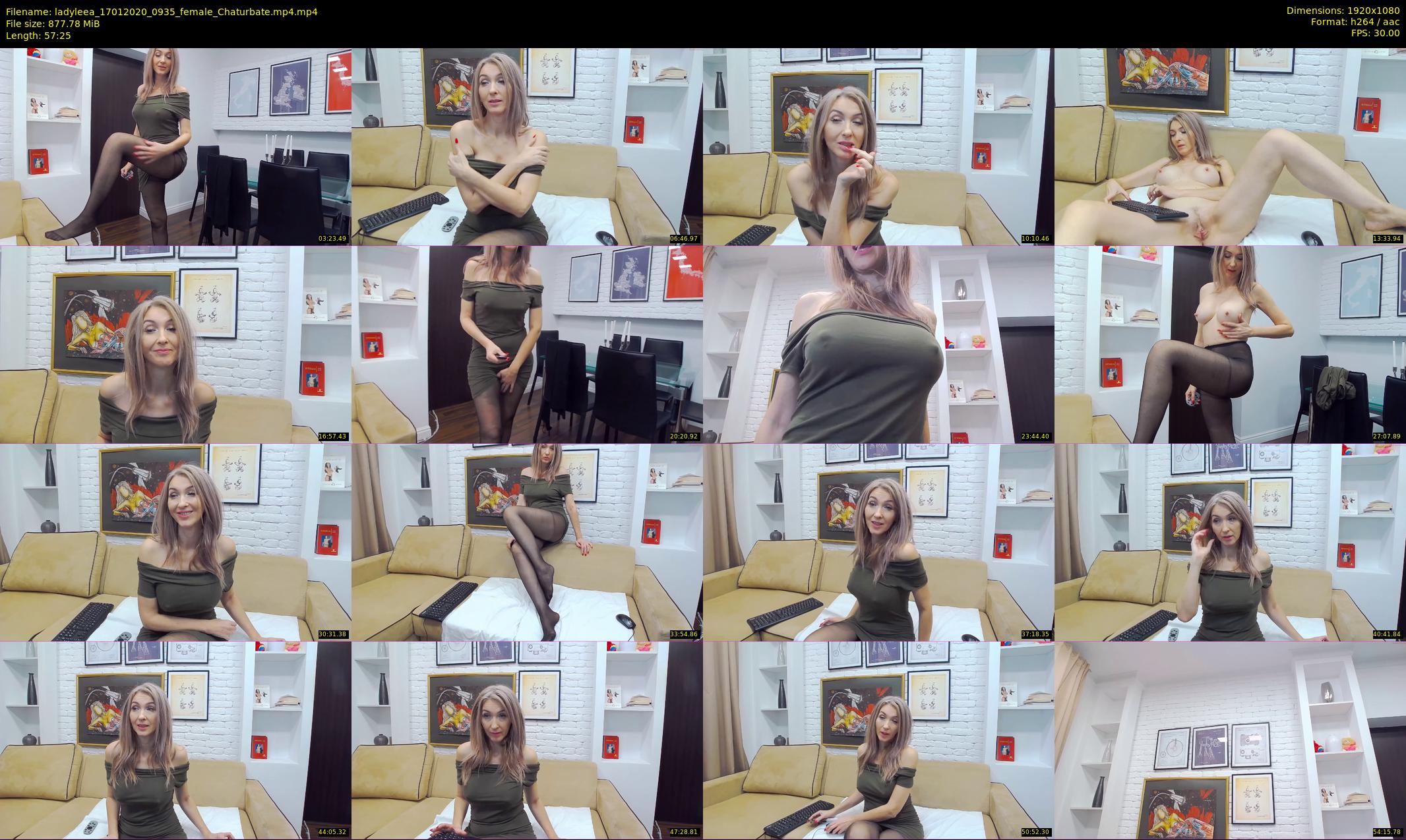 ladyleea — 58 minute Chaturbate female cam show recording, 1080p, Jan 17, 2020