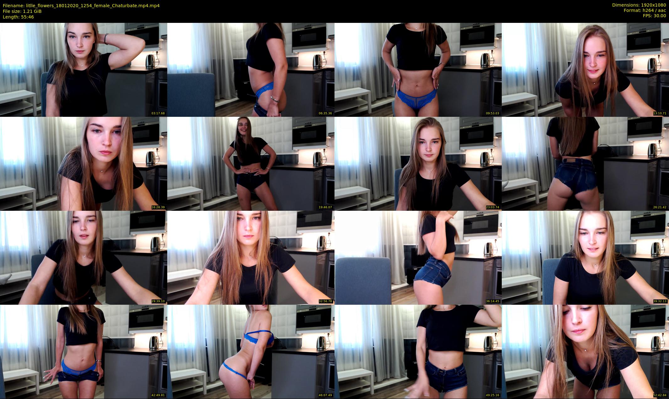 litlle_flowers — 56 minute Chaturbate female cam show recording, 1080p, Jan 18, 2020