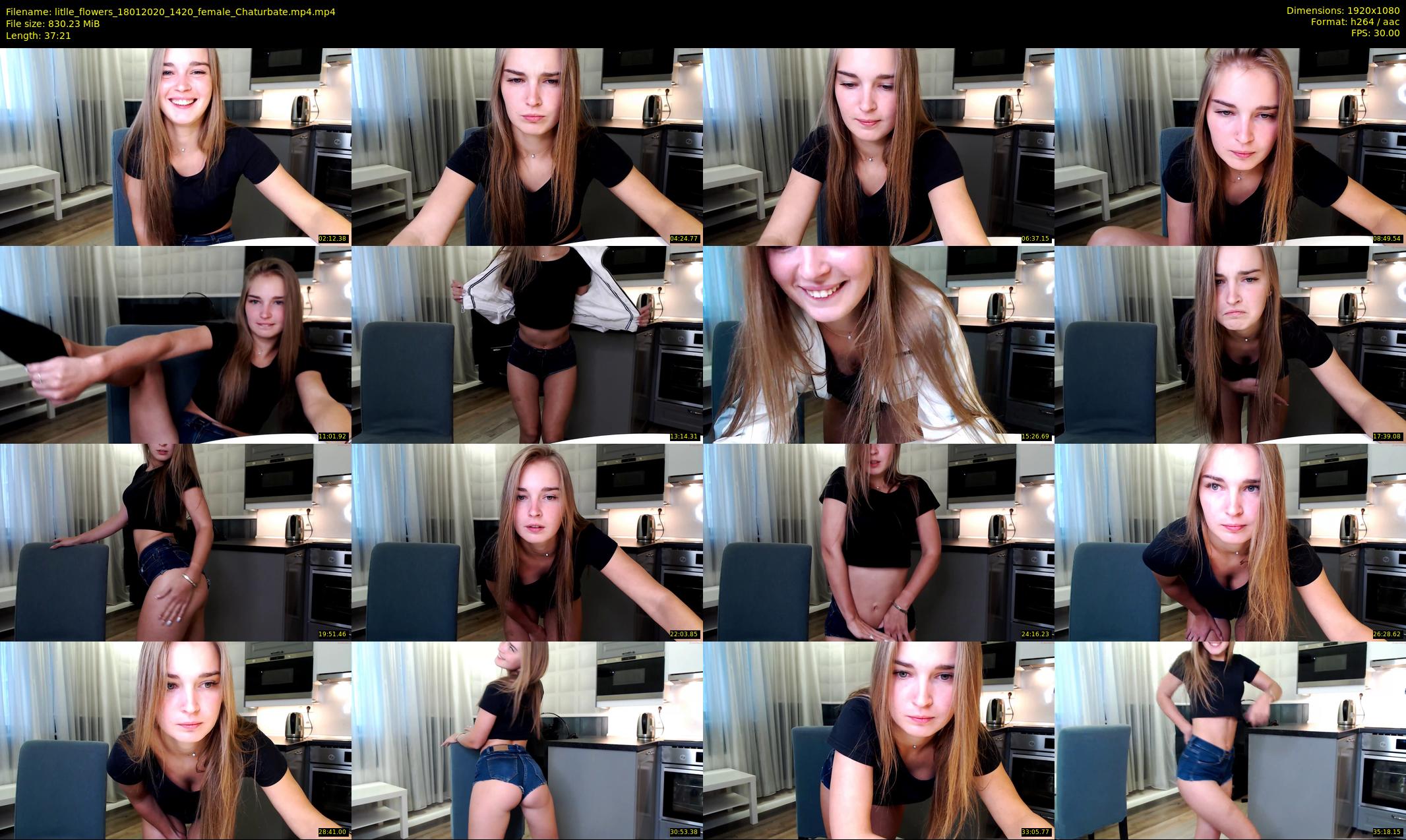 litlle_flowers — 38 minute Chaturbate female cam show recording, 1080p, Jan 18, 2020