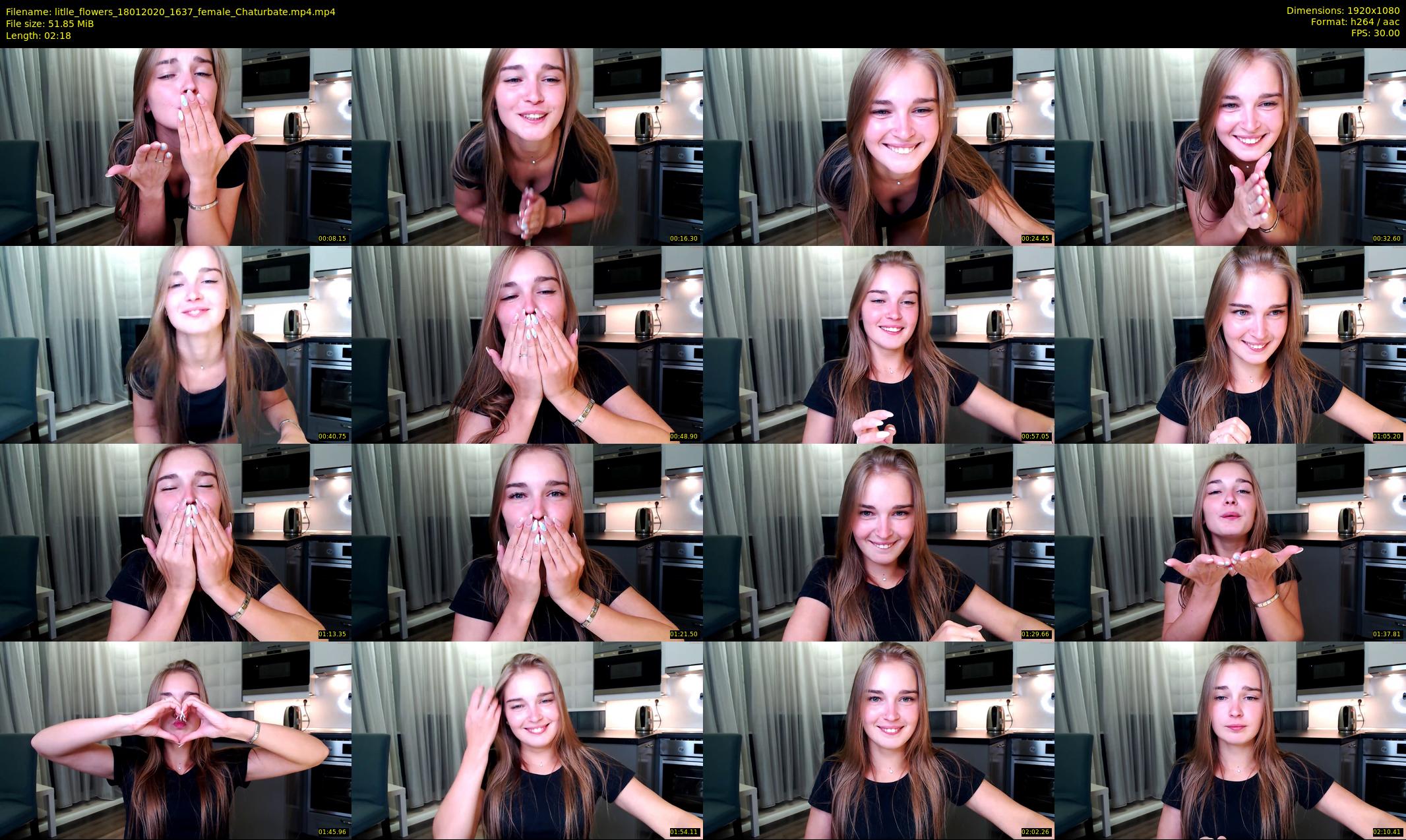 litlle_flowers — 3 minute Chaturbate female cam show recording, 1080p, Jan 18, 2020