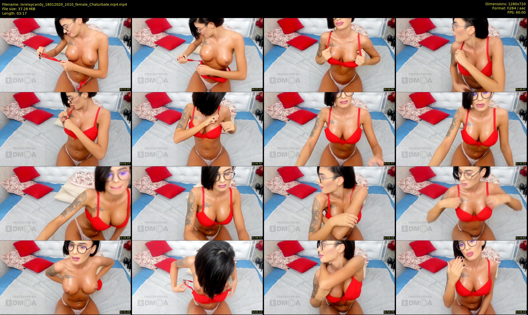 lorelaycandy — 4 minute Chaturbate female cam show recording, 720p, Jan 18, 2020