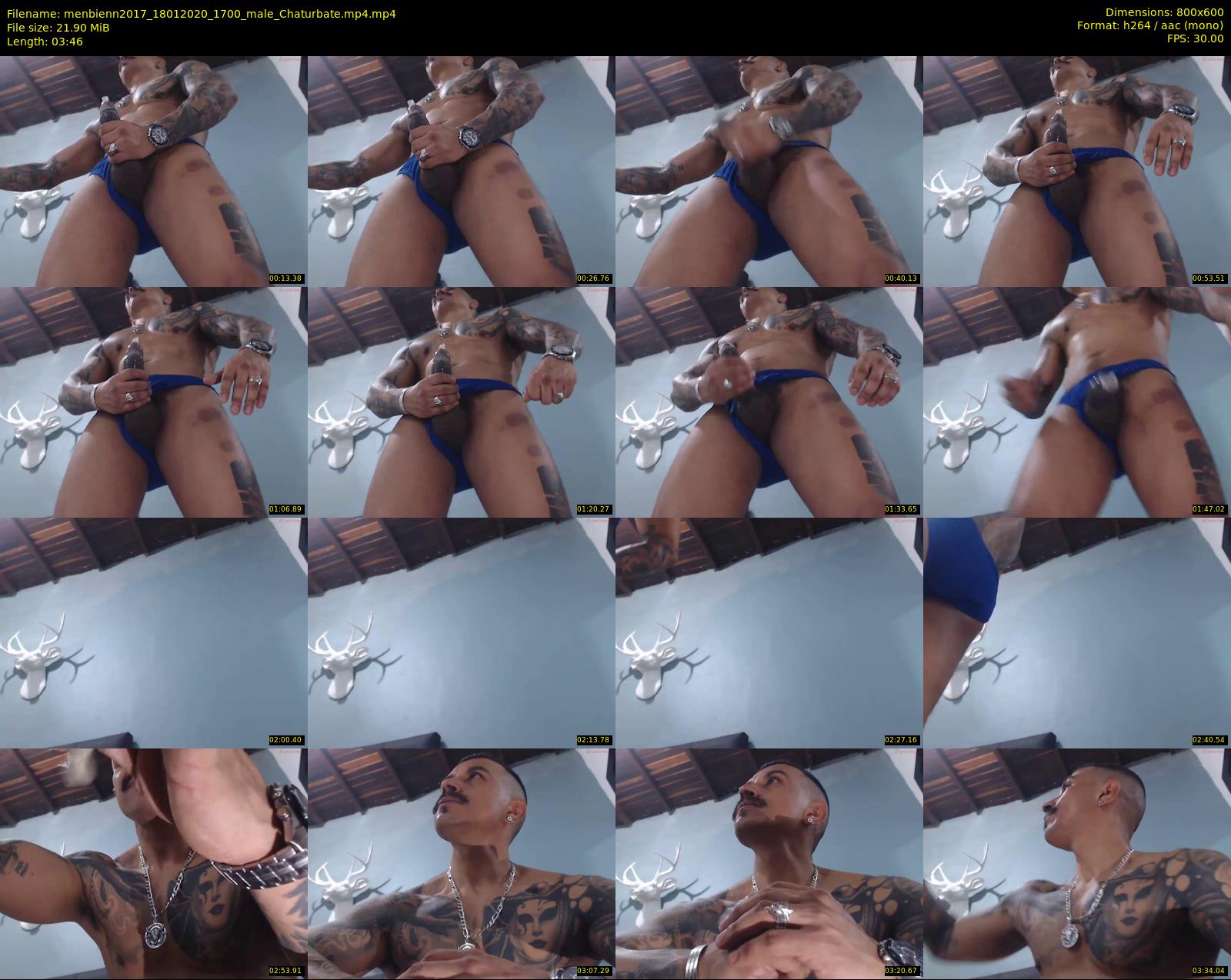 menbienn2017 — 4 minute Chaturbate male cam show recording, 480p, Jan 18, 2020