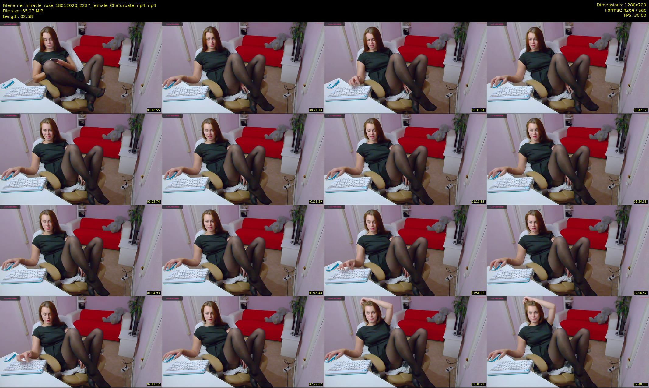 miracle_rose — 3 minute Chaturbate female cam show recording, 720p, Jan 18, 2020