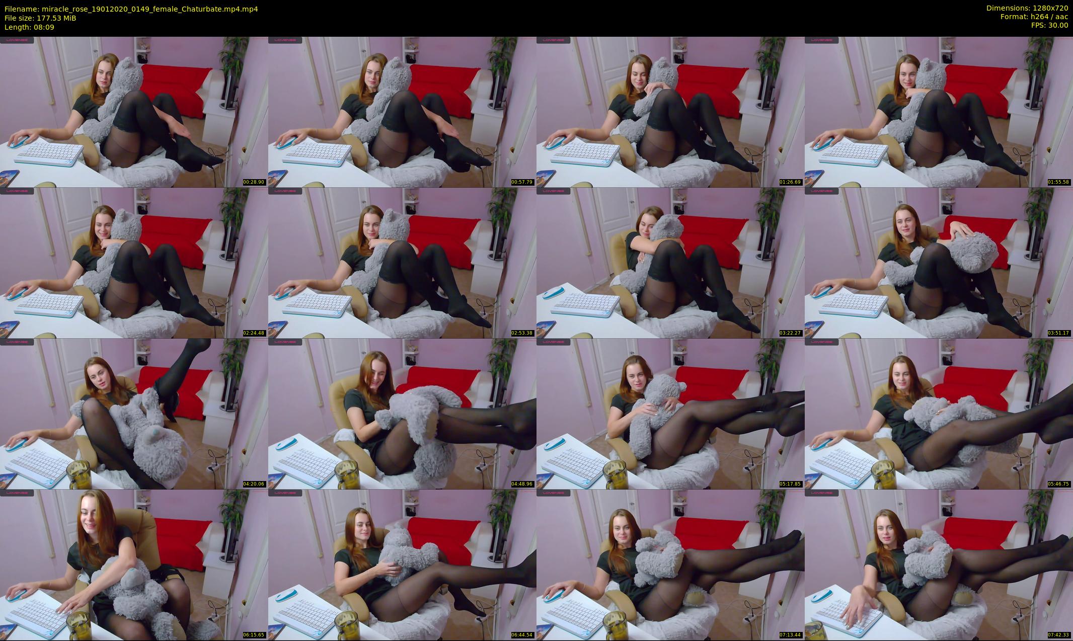 miracle_rose — 9 minute Chaturbate female cam show recording, 720p, Jan 19, 2020