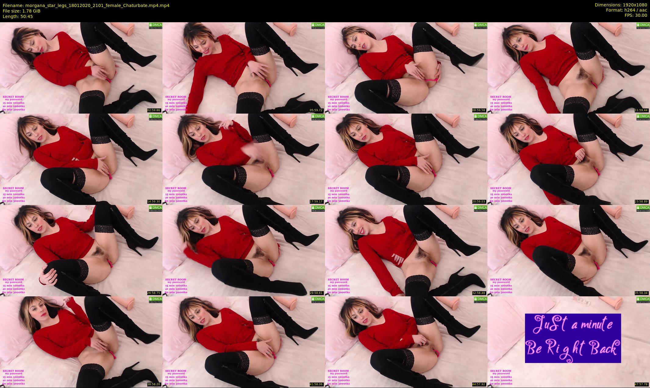 morgana_star_legs — 51 minute Chaturbate female cam show recording, 1080p, Jan 18, 2020
