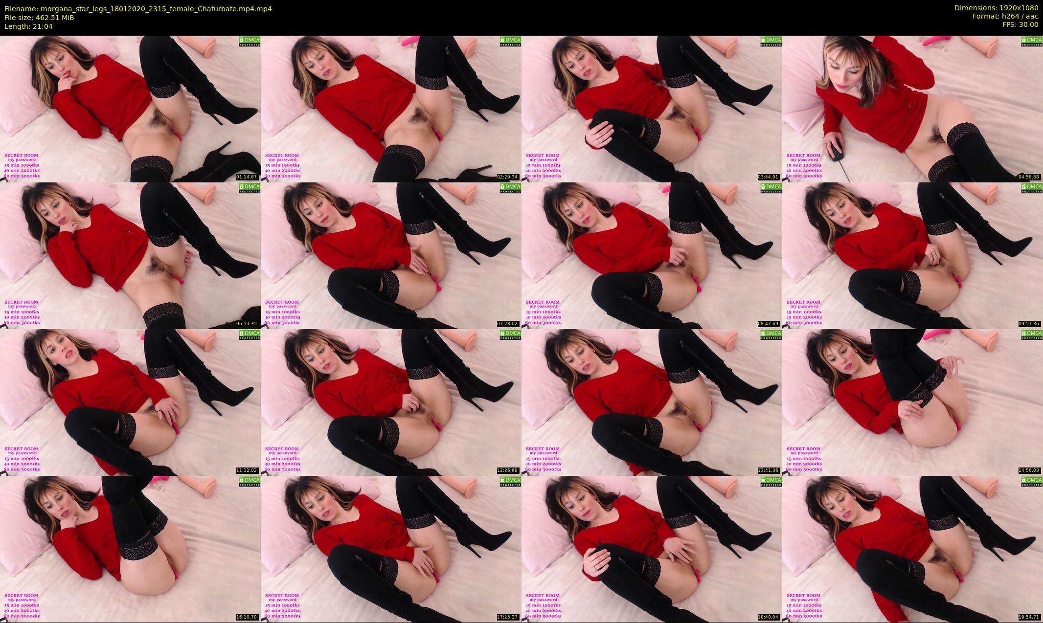 morgana_star_legs — 22 minute Chaturbate female cam show recording, 1080p, Jan 18, 2020