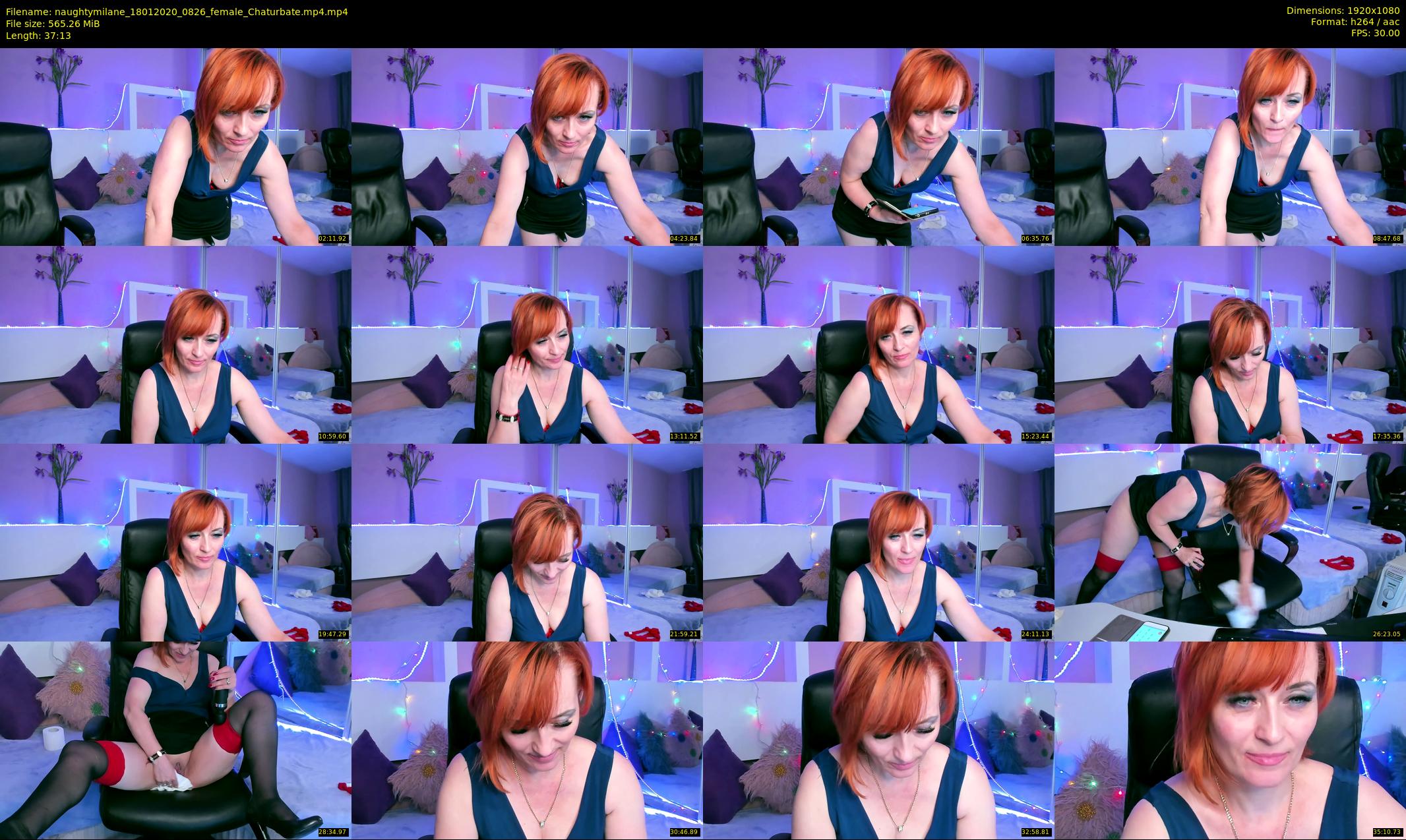 naughtymilane — 38 minute Chaturbate female cam show recording, 1080p, Jan 18, 2020