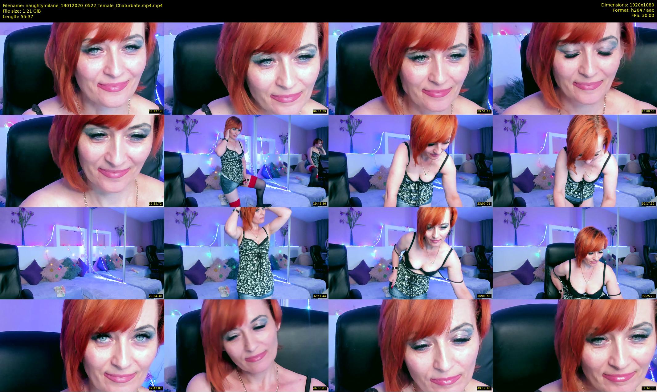 naughtymilane — 56 minute Chaturbate female cam show recording, 1080p, Jan 19, 2020