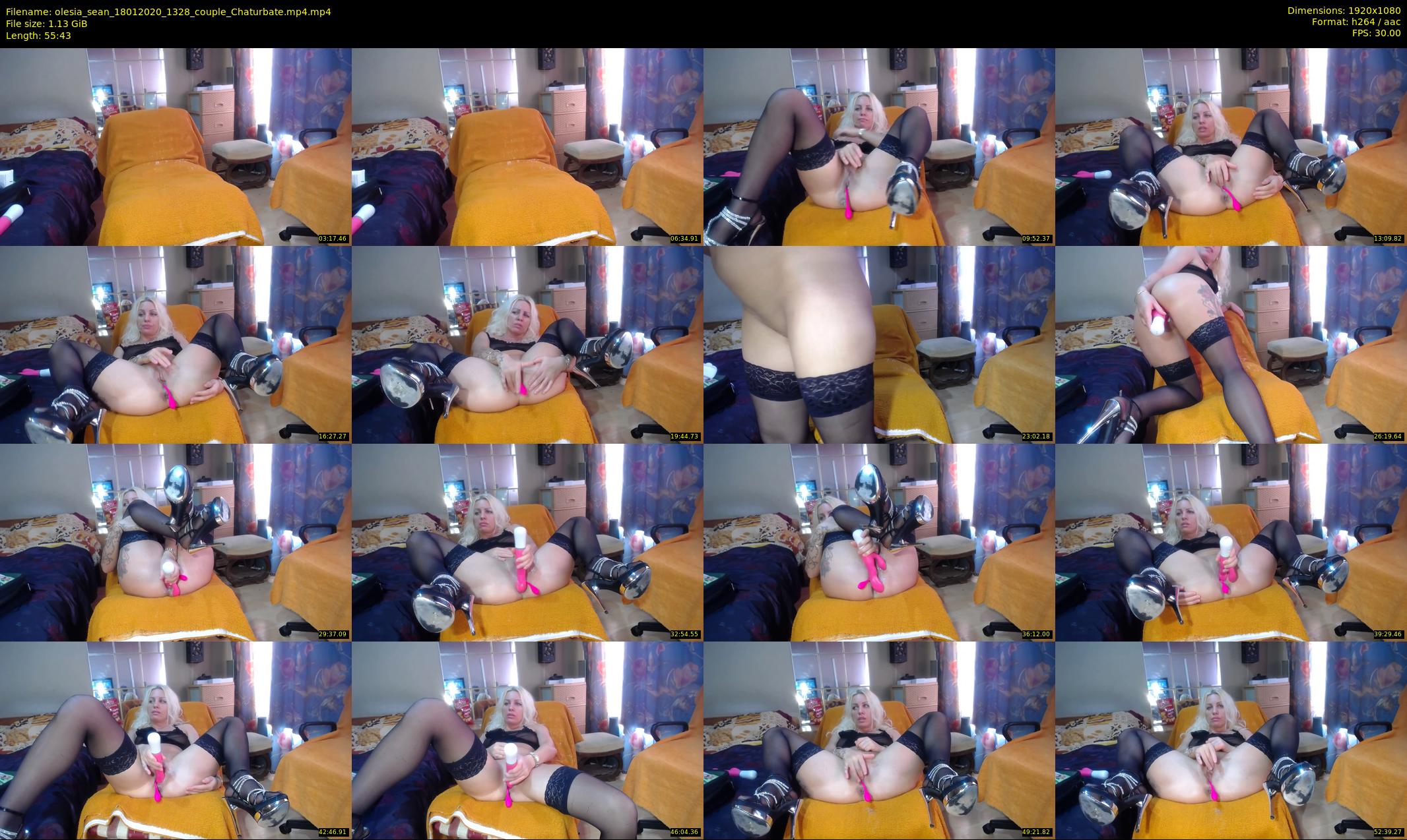 olesia_sean — 56 minute Chaturbate couple cam show recording, 1080p, Jan 18, 2020