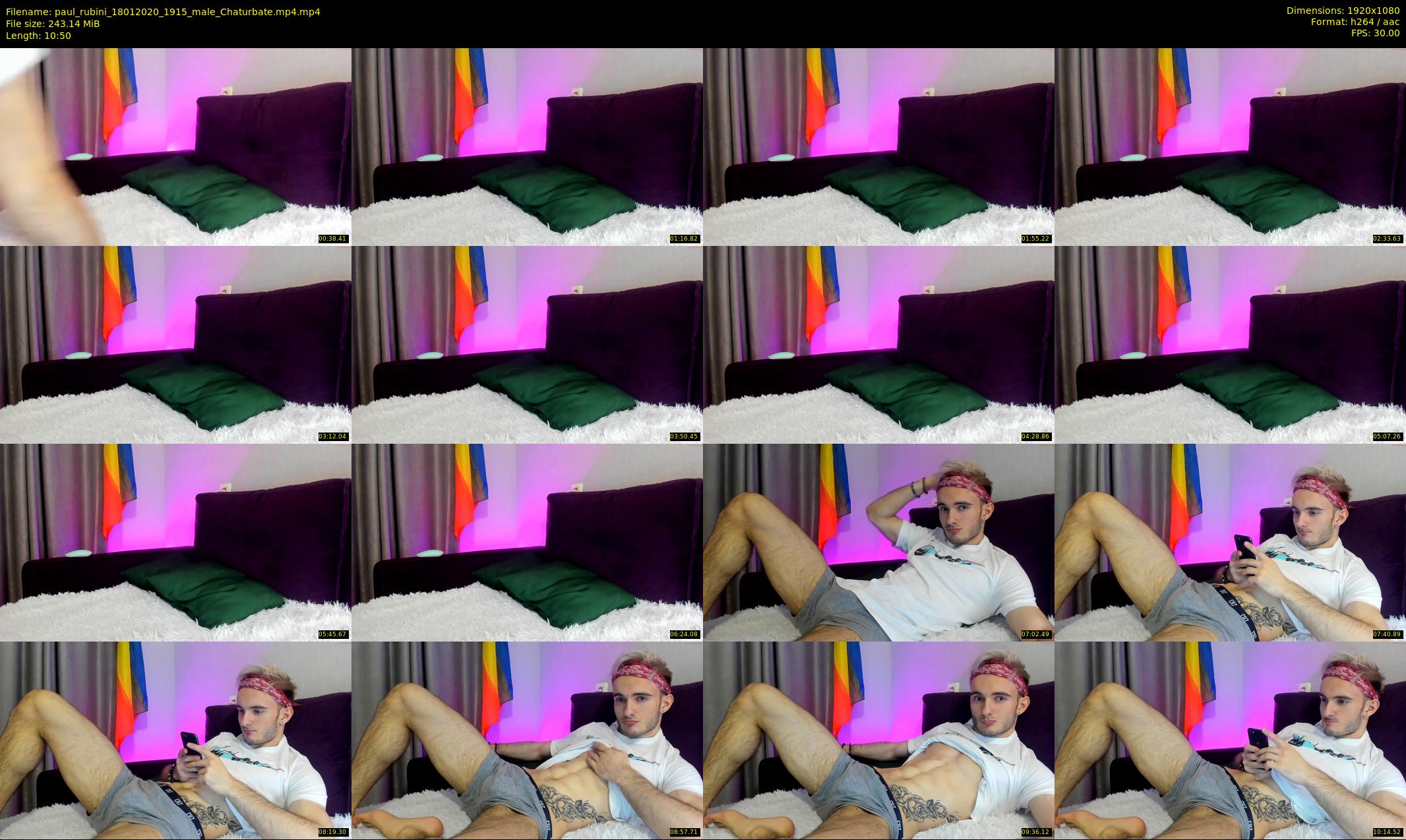 paul_rubini — 11 minute Chaturbate male cam show recording, 1080p, Jan 18, 2020