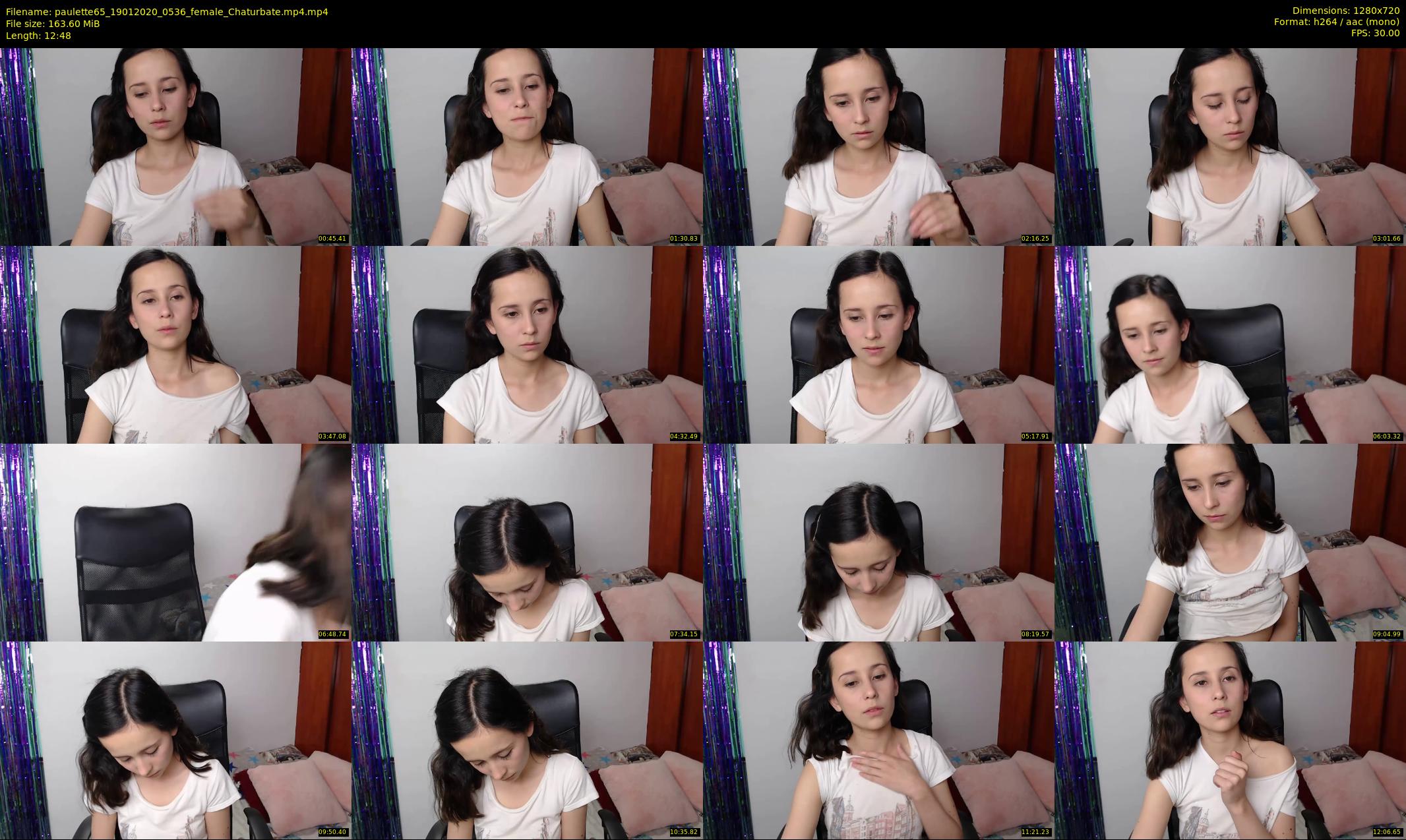 paulette65 — 13 minute Chaturbate female cam show recording, 720p, Jan 19, 2020