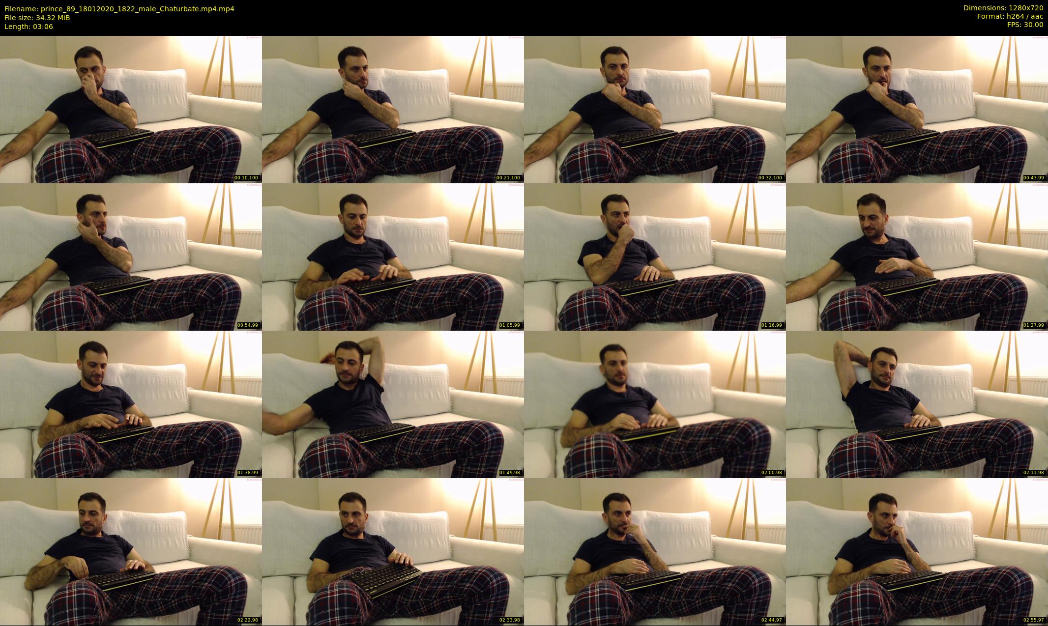 prince_89 — 4 minute Chaturbate male cam show recording, 720p, Jan 18, 2020