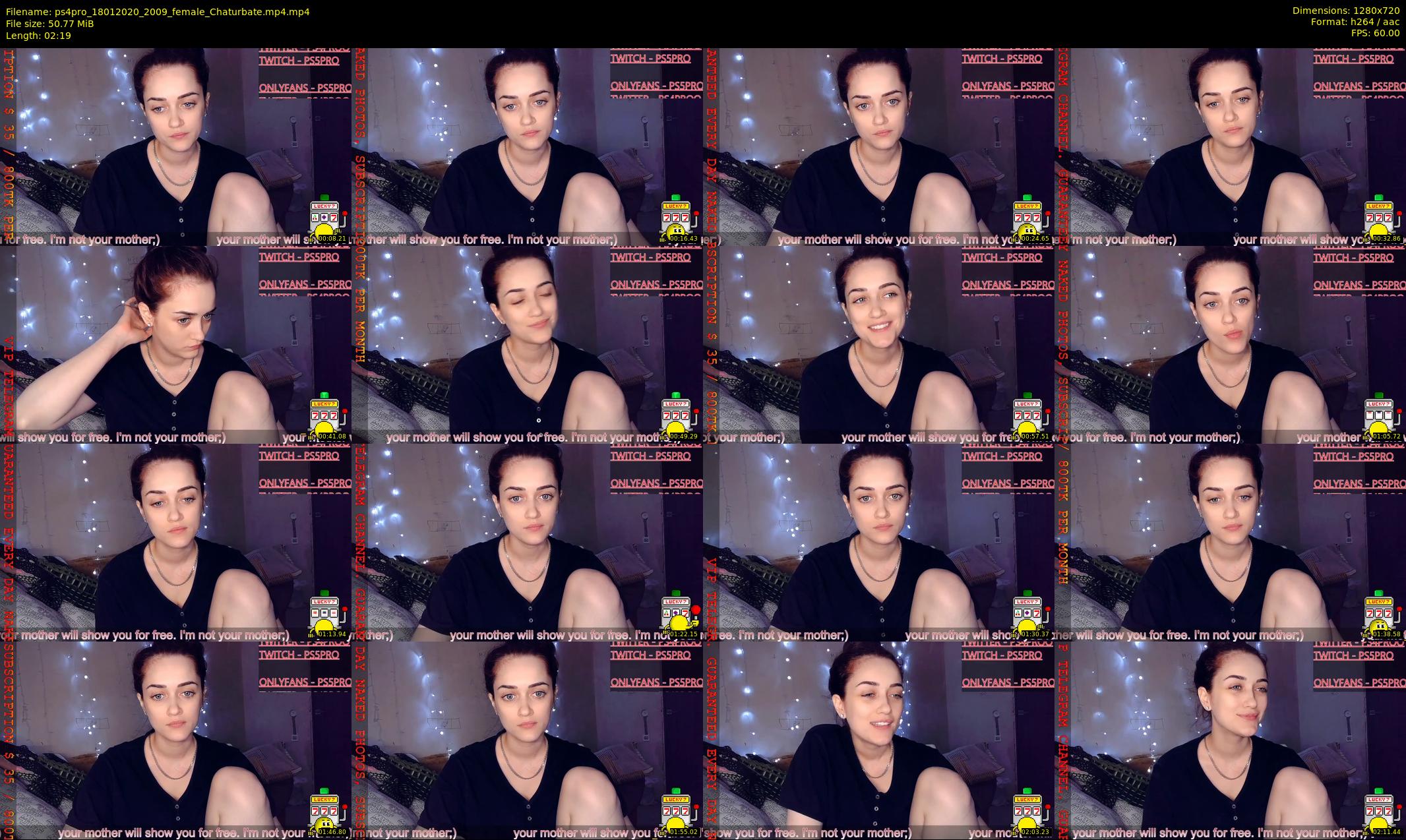 ps4pro — 3 minute Chaturbate female cam show recording, 720p, Jan 18, 2020