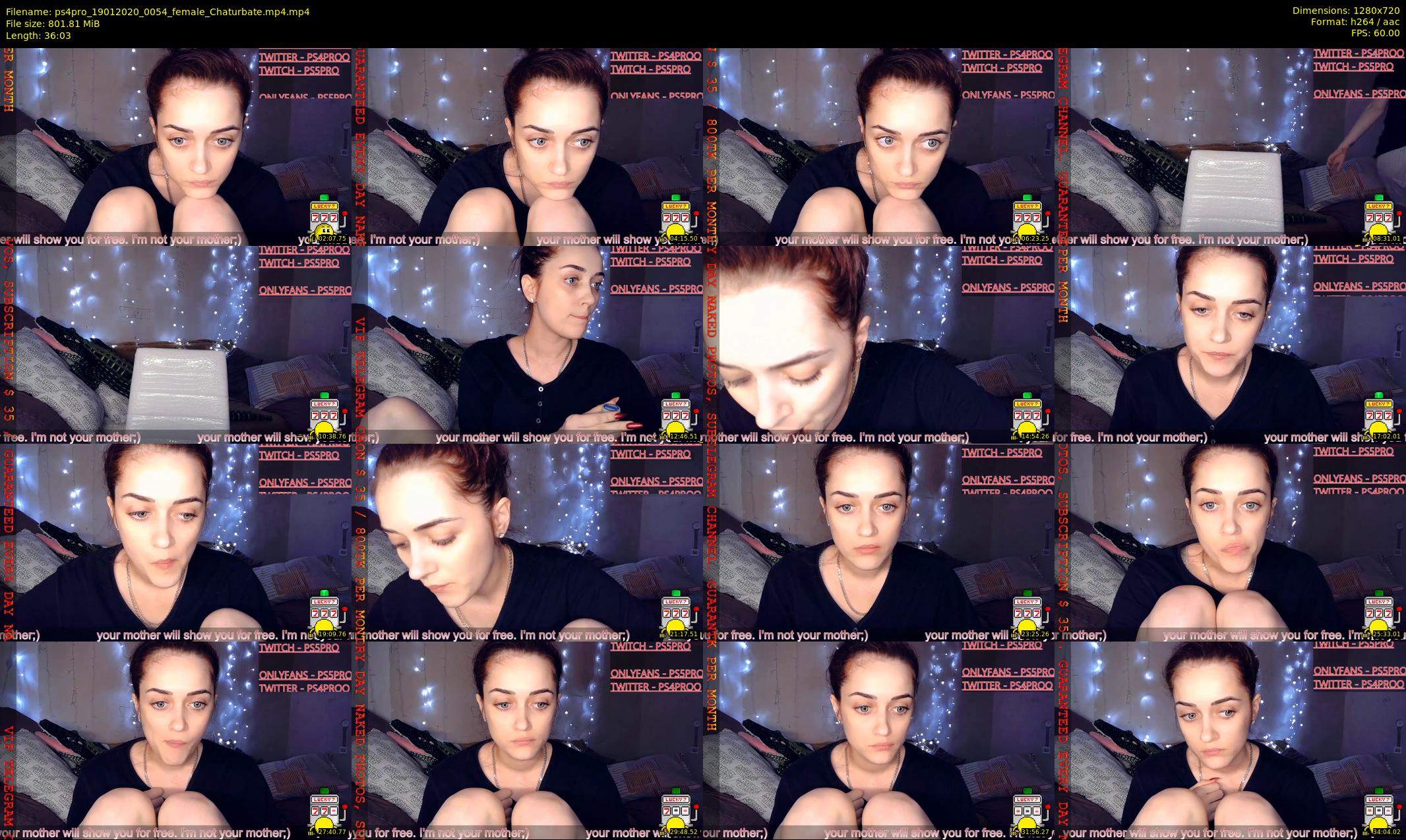 ps4pro — 37 minute Chaturbate female cam show recording, 720p, Jan 19, 2020