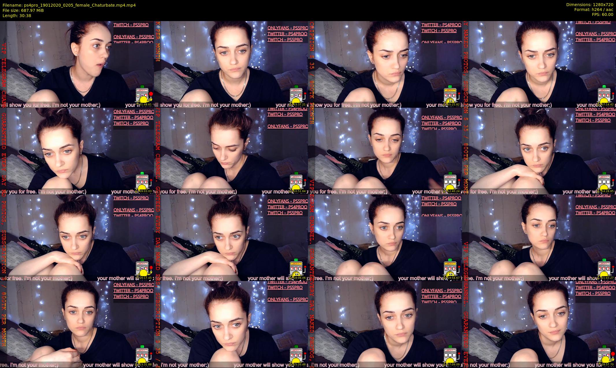 ps4pro — 31 minute Chaturbate female cam show recording, 720p, Jan 19, 2020