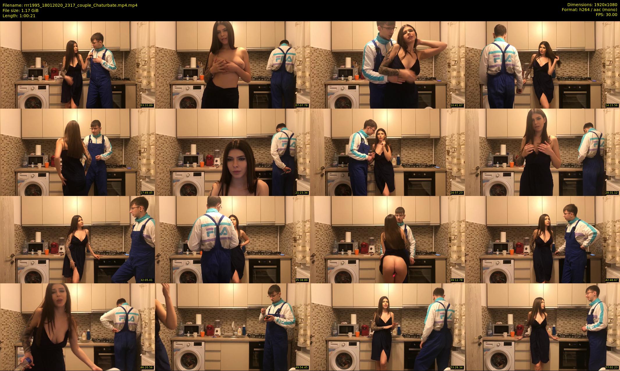 rrr1995 — 61 minute Chaturbate couple cam show recording, 1080p, Jan 18, 2020