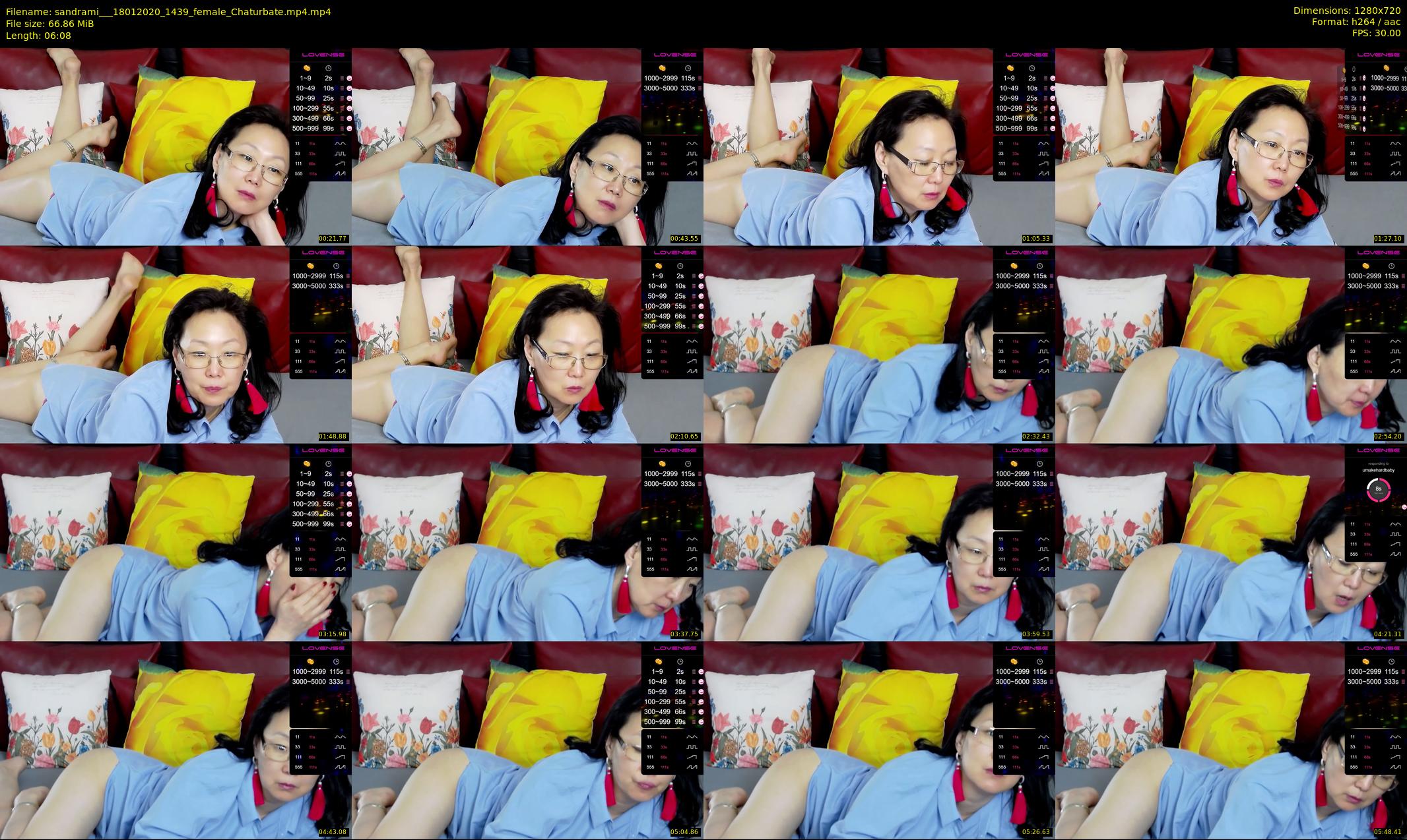 sandrami__ — 7 minute Chaturbate female cam show recording, 720p, Jan 18, 2020