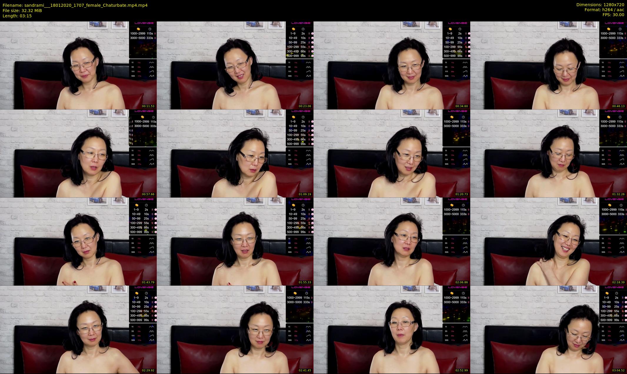 sandrami__ — 4 minute Chaturbate female cam show recording, 720p, Jan 18, 2020