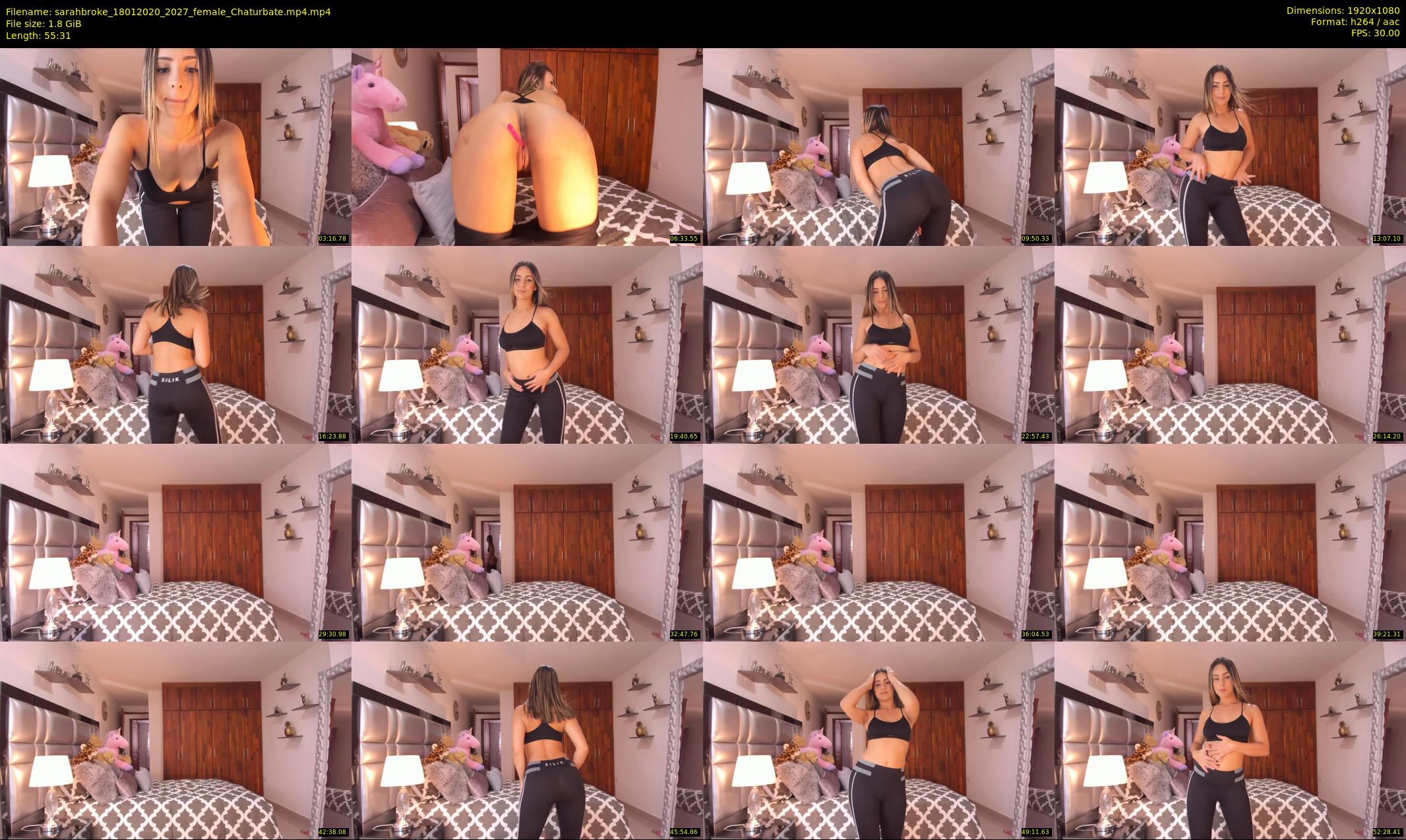 sarahbroke — 56 minute Chaturbate female cam show recording, 1080p, Jan 18, 2020
