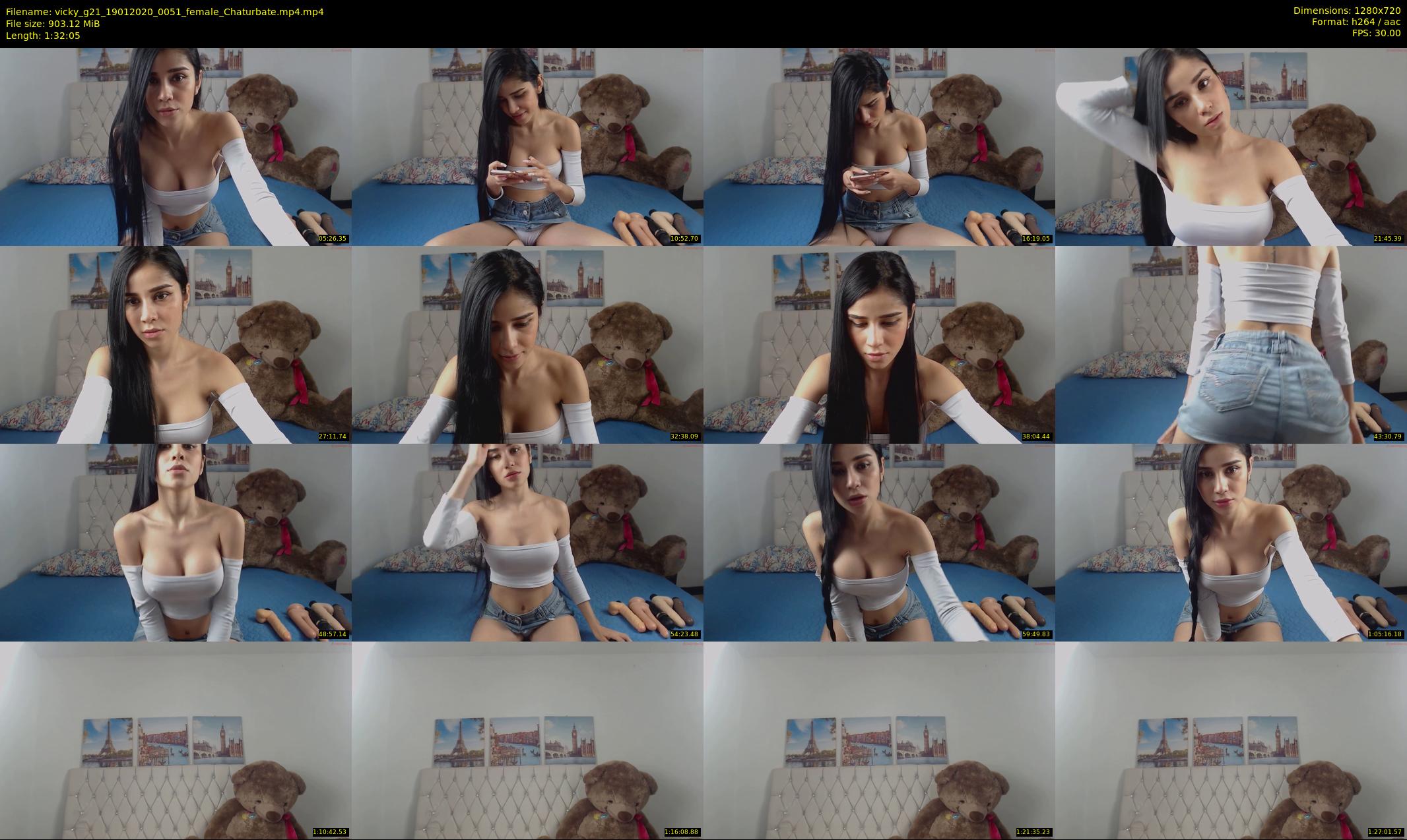 vicky_g21 — 93 minute Chaturbate female cam show recording, 720p, Jan 19, 2020