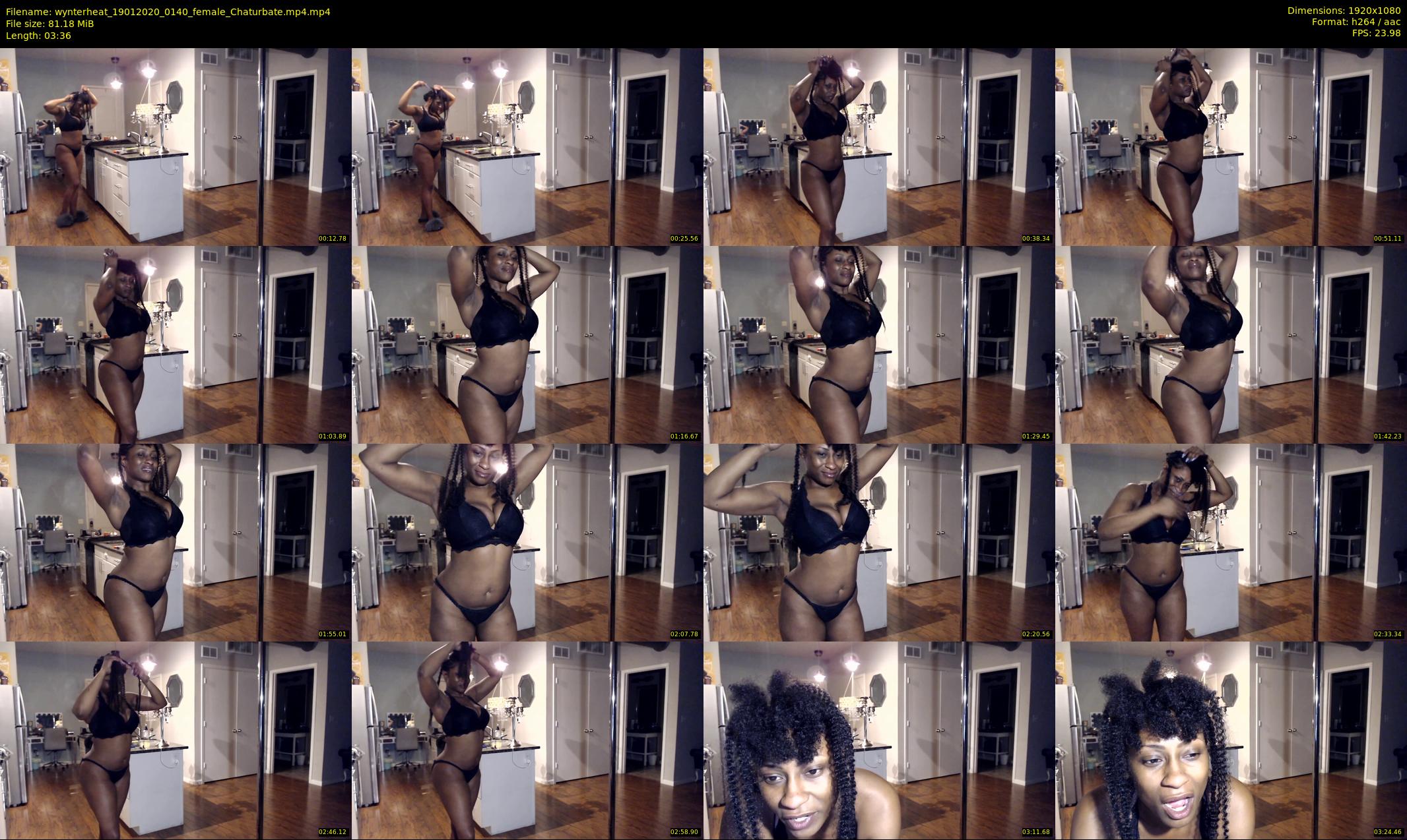 wynterheat — 4 minute Chaturbate female cam show recording, 1080p, Jan 19, 2020