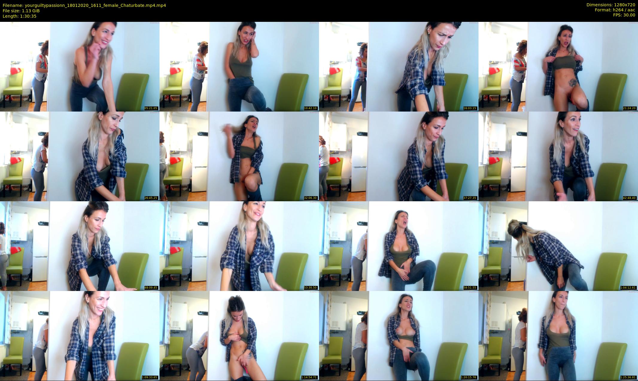 yourguiltypassionn — 91 minute Chaturbate female cam show recording, 720p, Jan 18, 2020