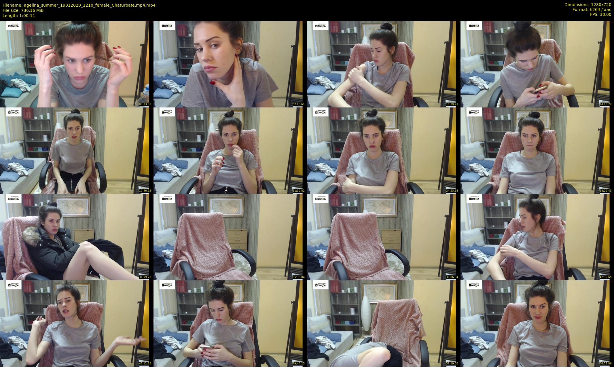 agelina_summer — 61 minute Chaturbate female cam show recording, 720p, Jan 19, 2020