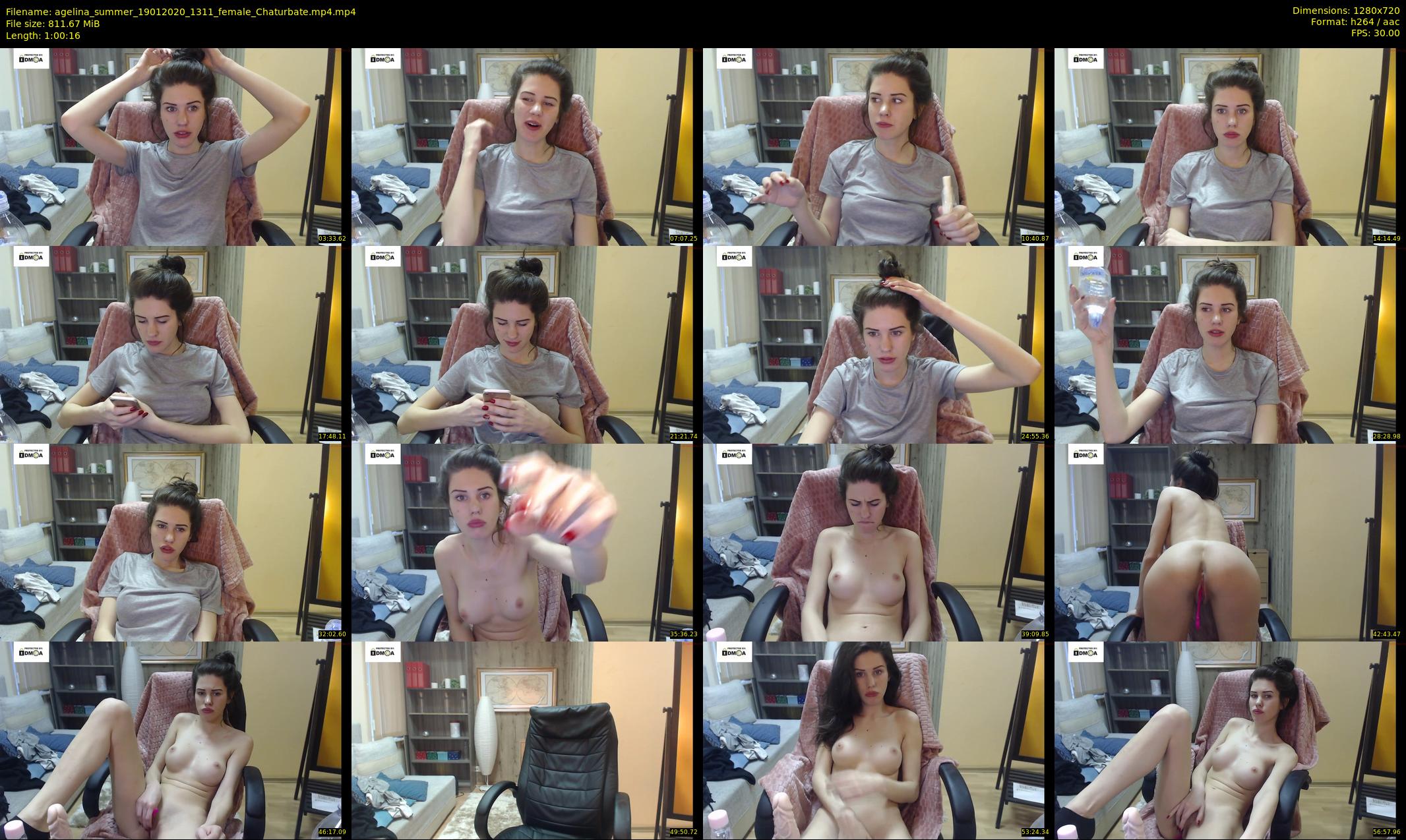 agelina_summer — 61 minute Chaturbate female cam show recording, 720p, Jan 19, 2020