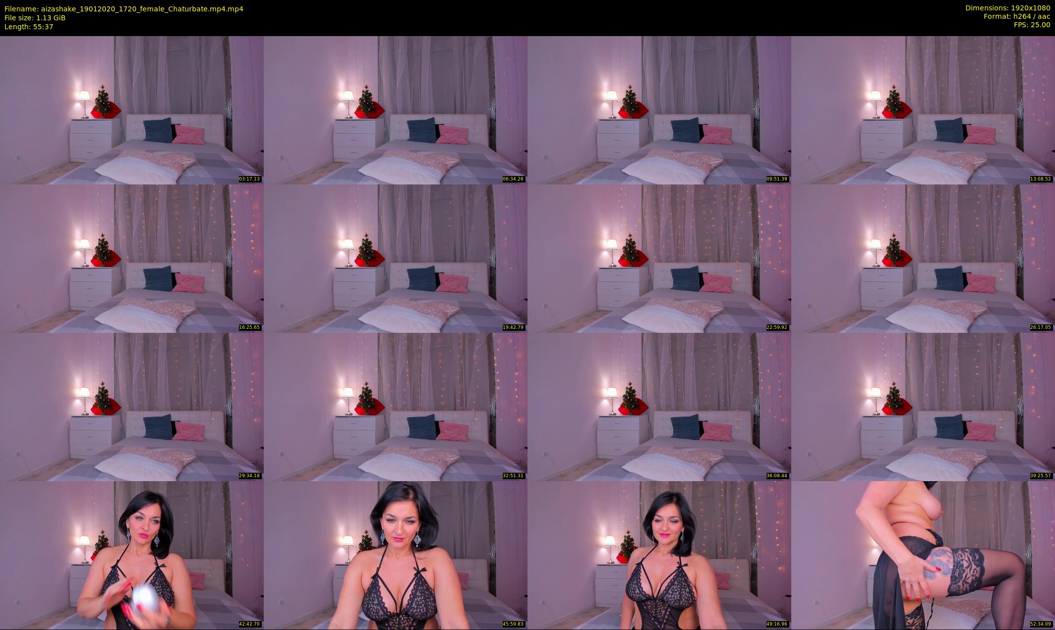 aizashake — 56 minute Chaturbate female cam show recording, 1080p, Jan 19, 2020