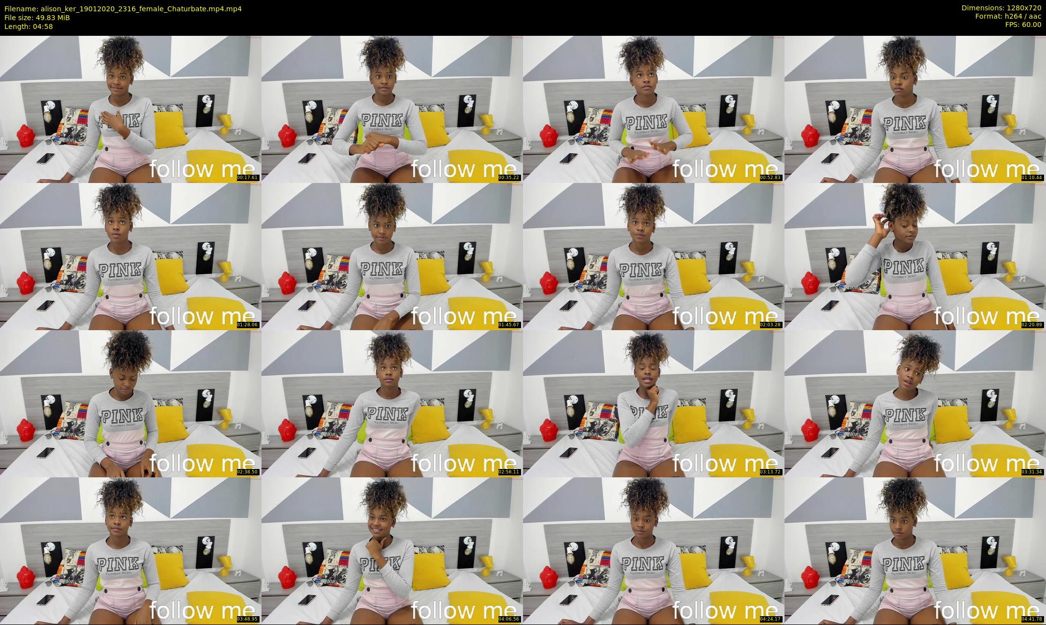alison_ker — 5 minute Chaturbate female cam show recording, 720p, Jan 19, 2020