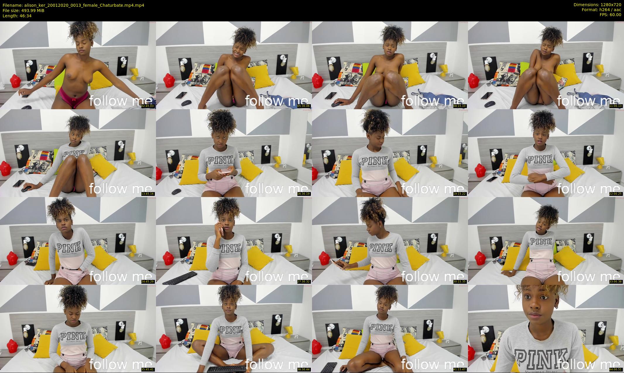 alison_ker — 47 minute Chaturbate female cam show recording, 720p, Jan 20, 2020
