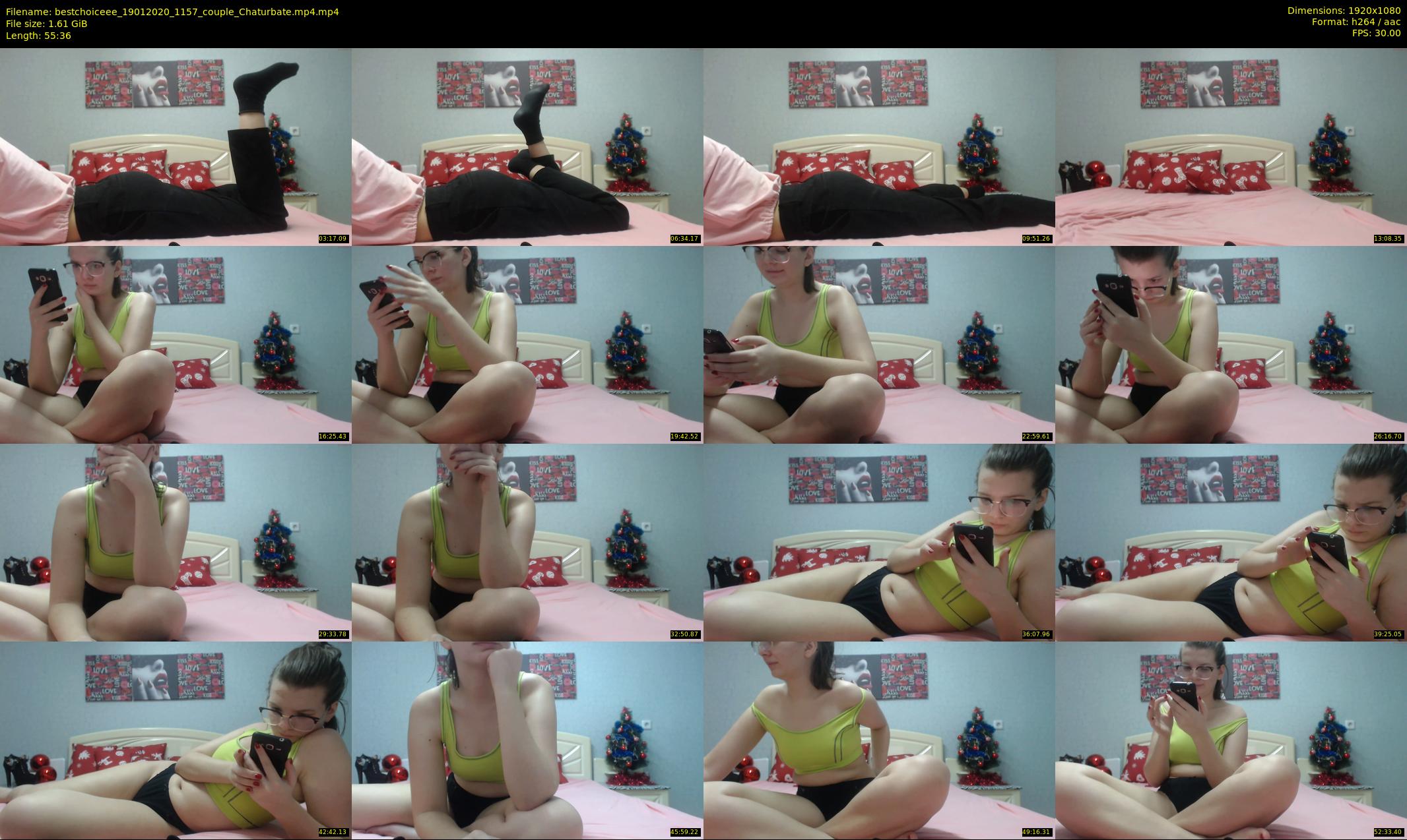 bestchoiceee — 56 minute Chaturbate couple cam show recording, 1080p, Jan 19, 2020