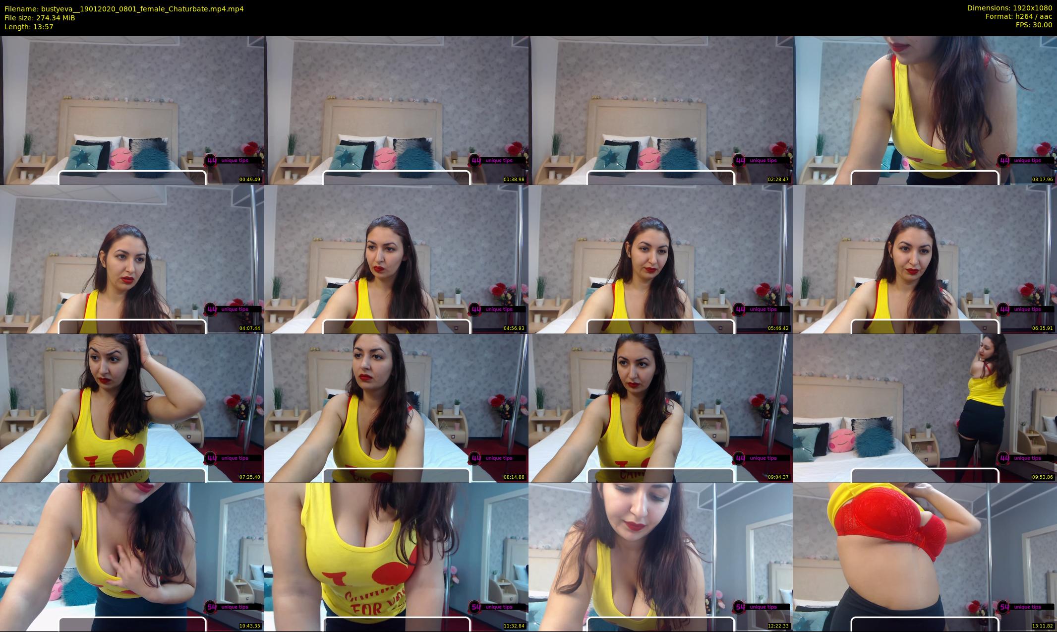 bustyeva_ — 14 minute Chaturbate female cam show recording, 1080p, Jan 19, 2020