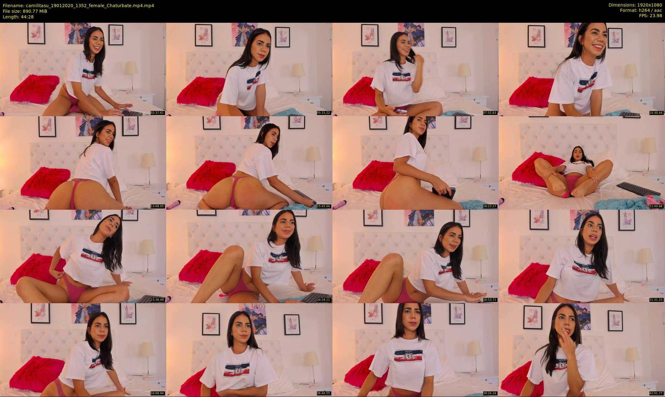 camilitasu — 45 minute Chaturbate female cam show recording, 1080p, Jan 19, 2020