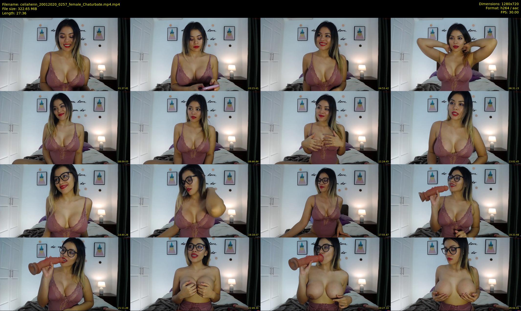 celiahenn — 28 minute Chaturbate female cam show recording, 720p, Jan 20, 2020